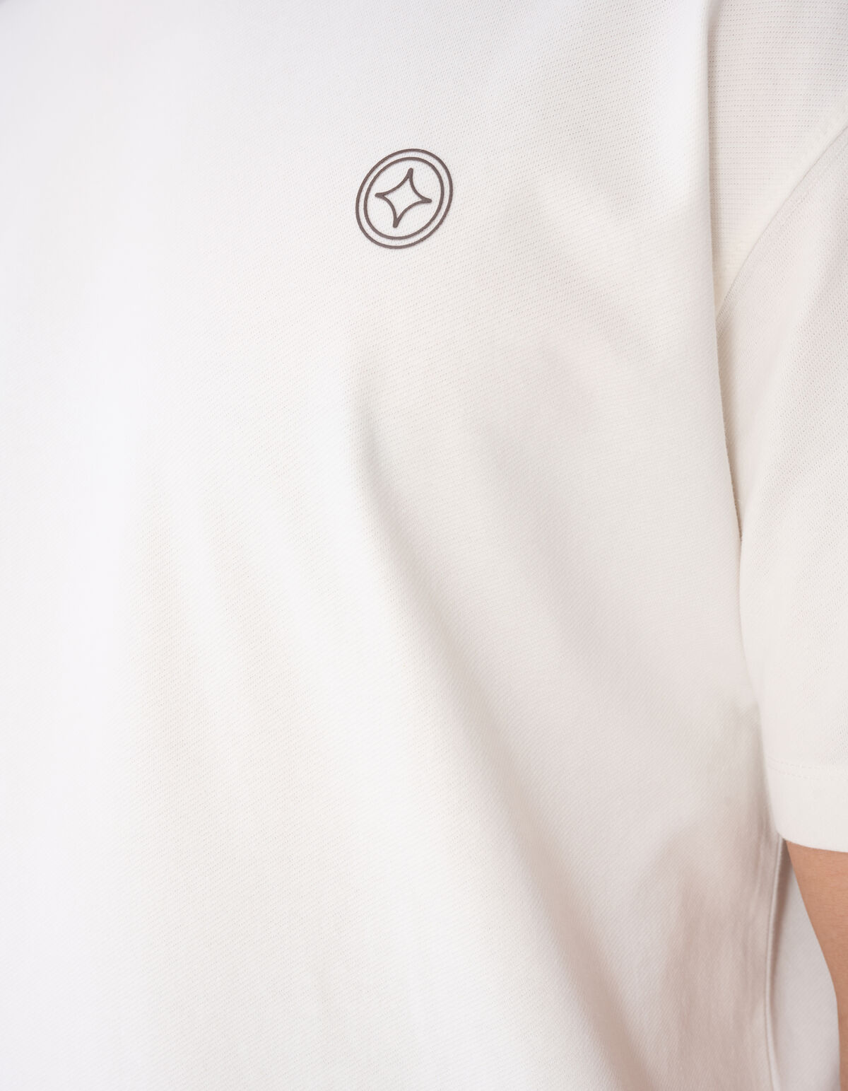 Spark T-shirt Gebroken Wit SHOEBY MEN