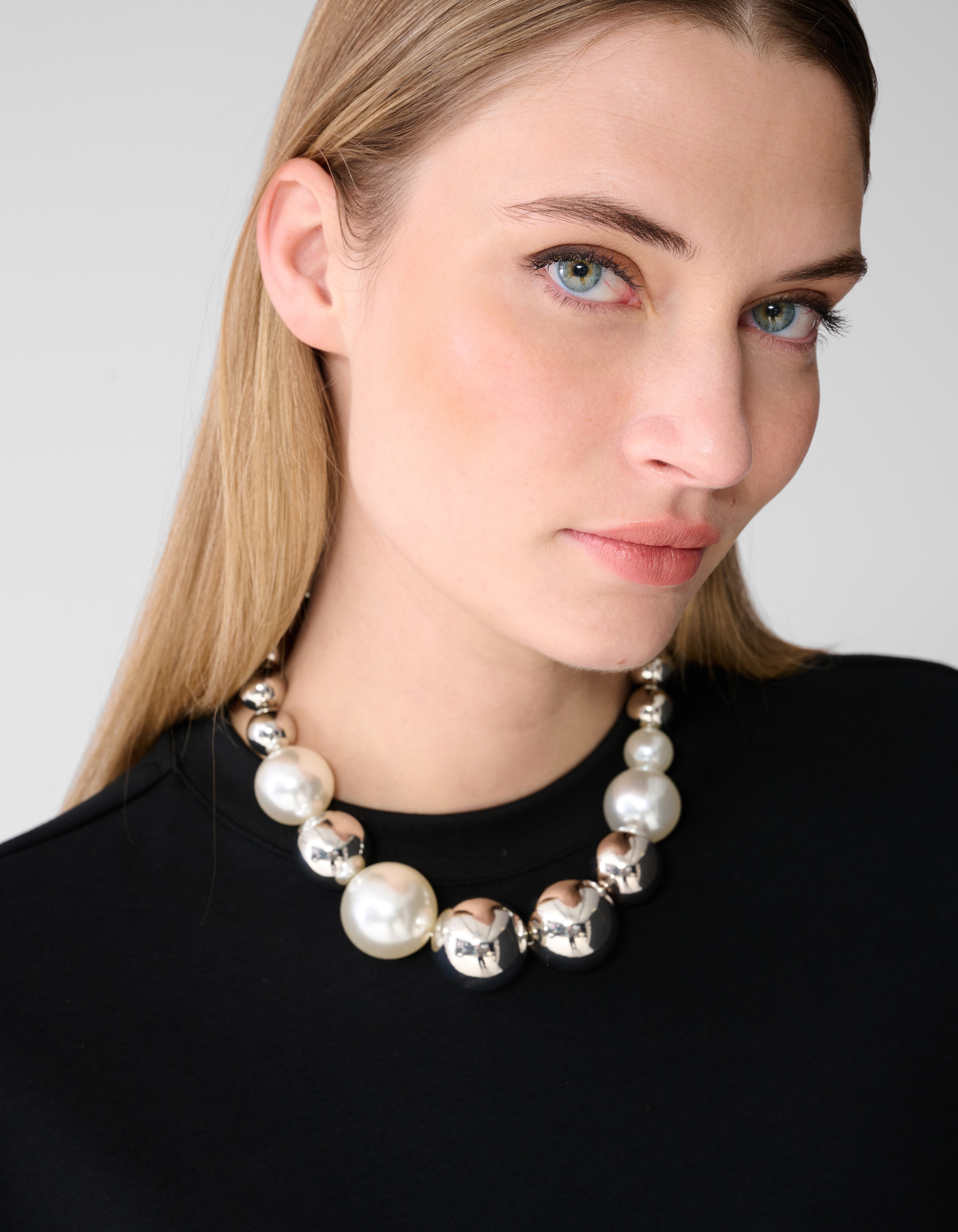 Oversized Basis T-shirt Zwart SHOEBY WOMEN