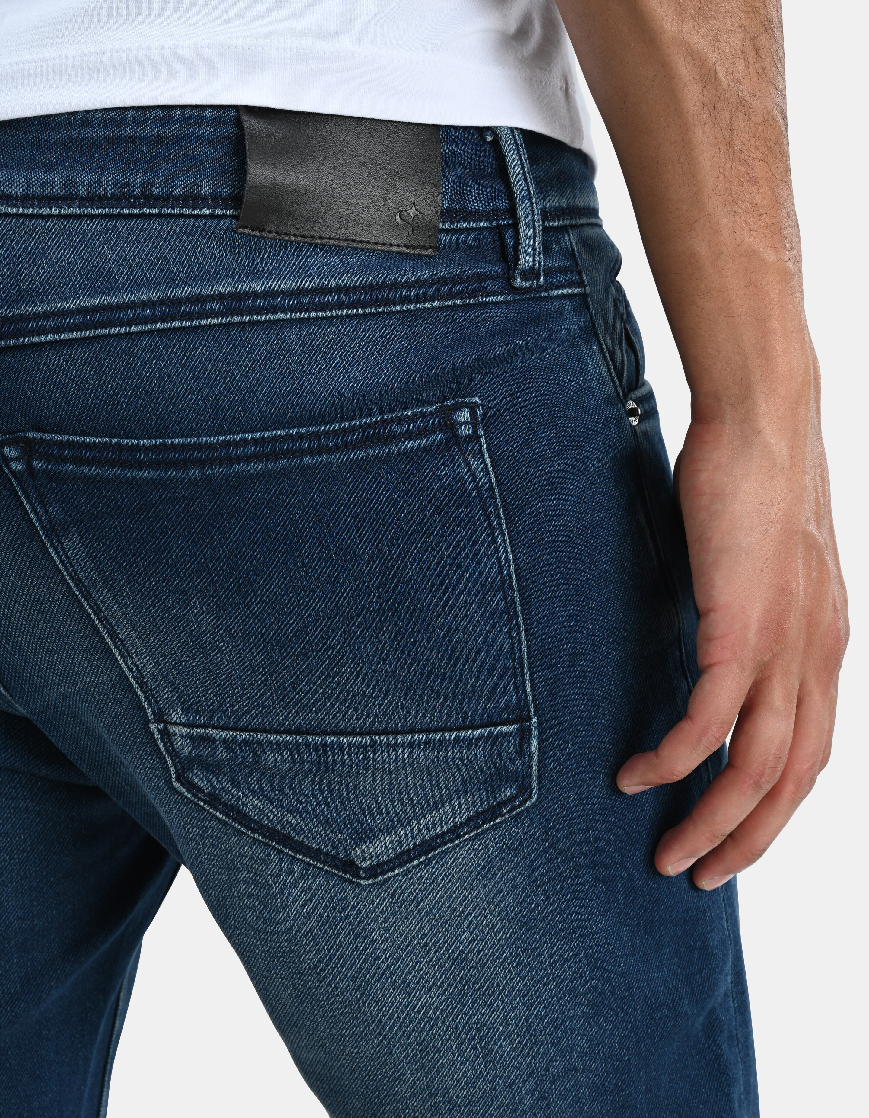 Slim Jog Jeans Donkerblauw L32 SHOEBY MEN