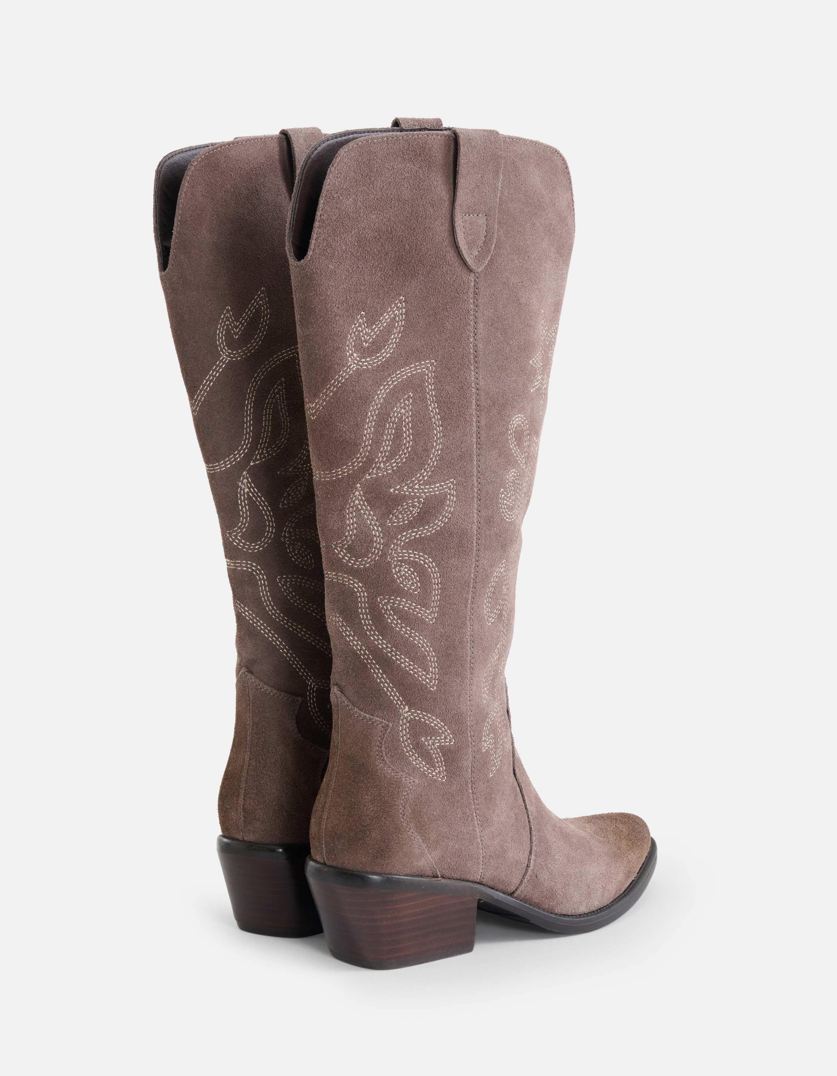 Suede Western Laarzen Taupe SHOEBY SHOES