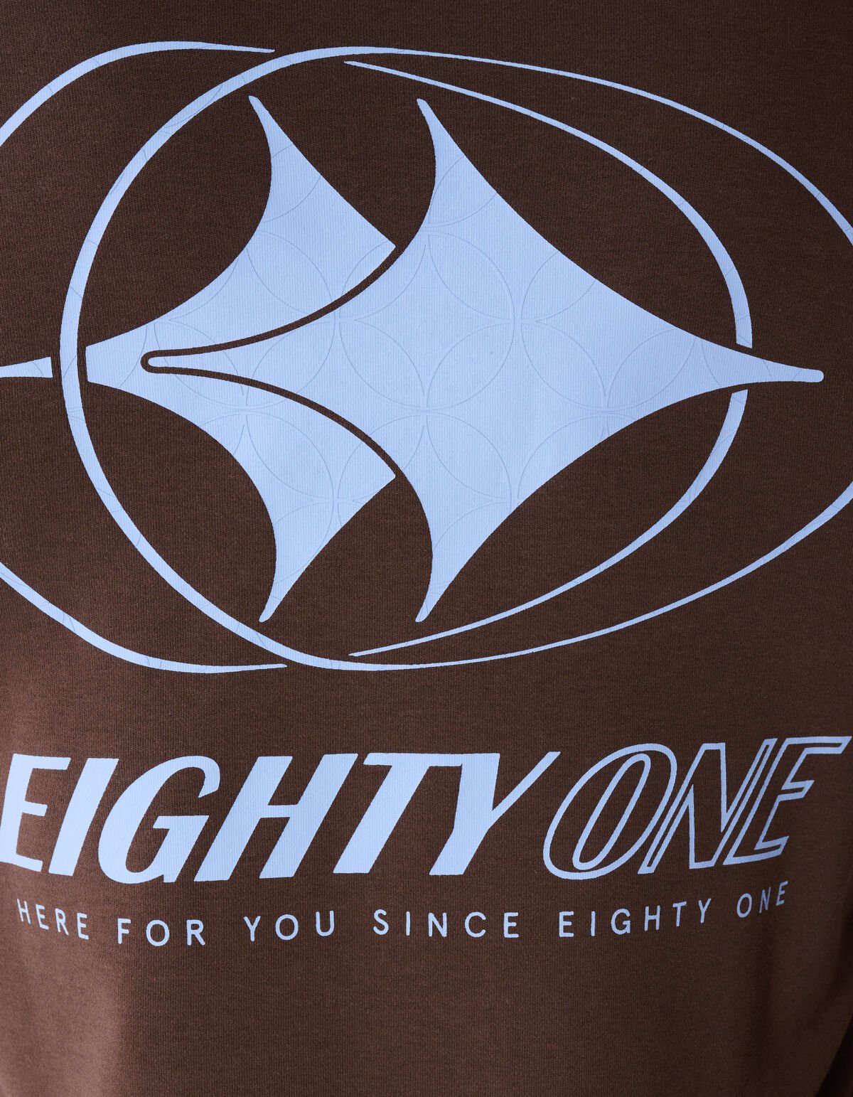 Eighty One Artwork T-shirt Donkerbruin SHOEBY MEN