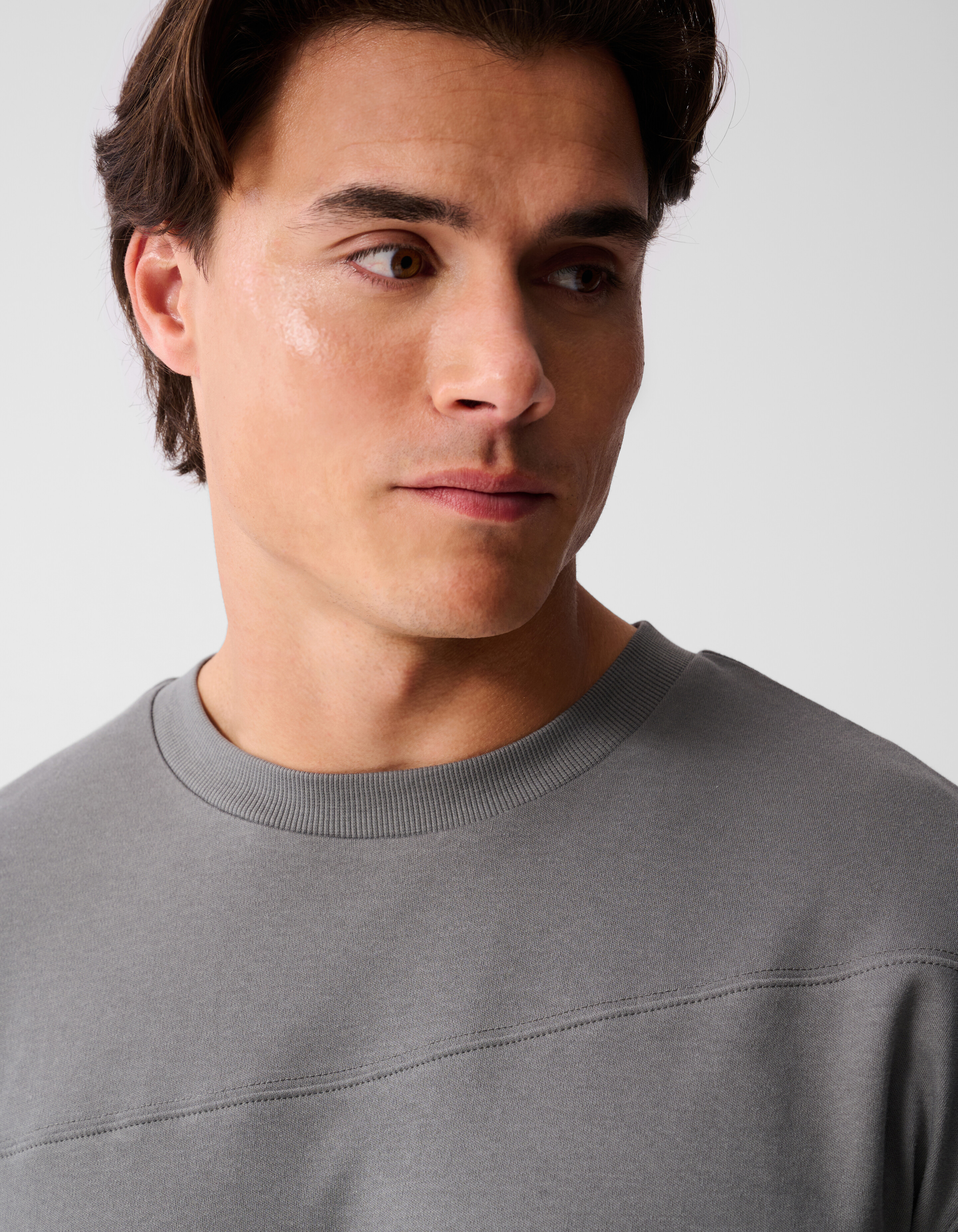 Mixed Lines Artwork T-shirt Donkergroen SHOEBY MEN