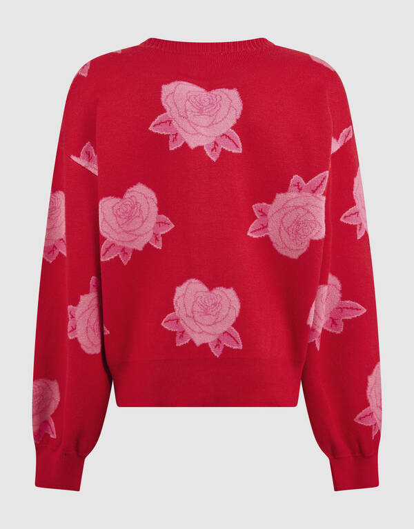 Rose Knit Vest Rood SHOEBY GIRLS