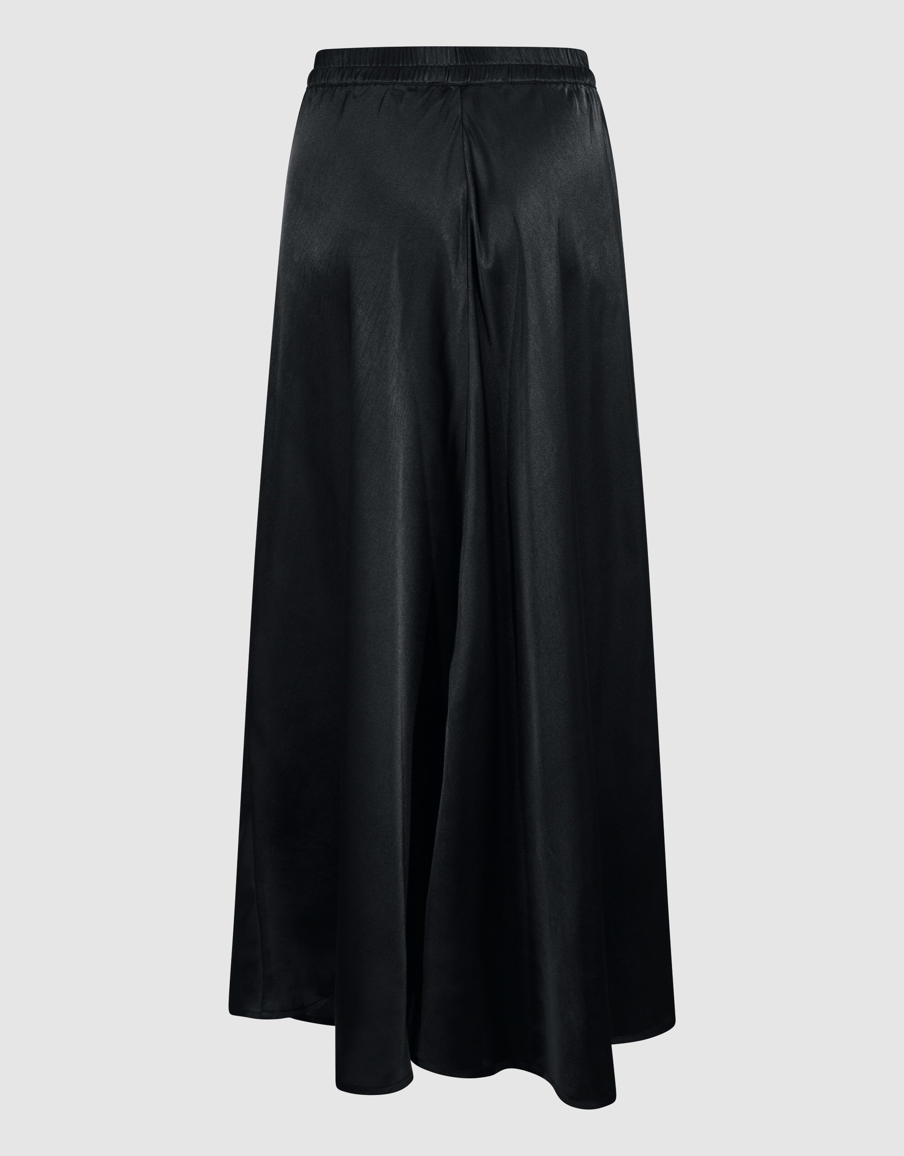 Satijnen Maxi Rok Zwart SHOEBY WOMEN