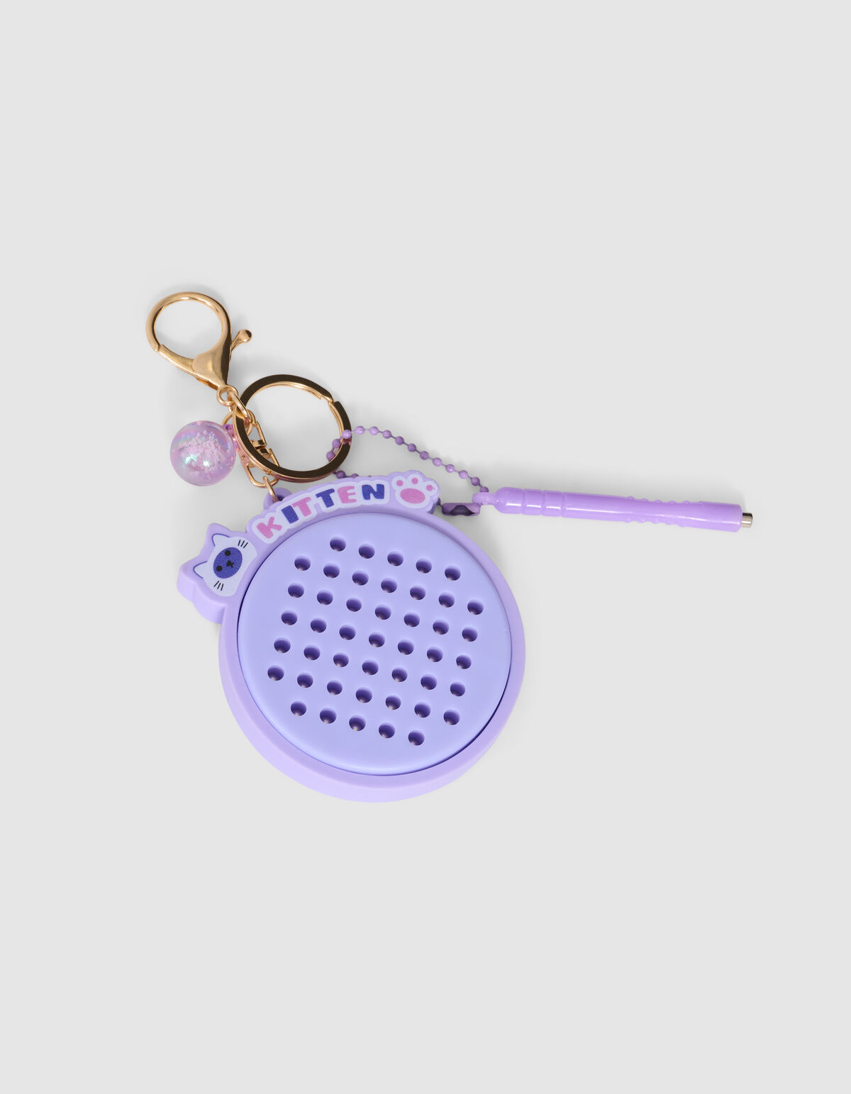 Kitten Bal Sleutelhanger Paars SHOEBY GIRLS