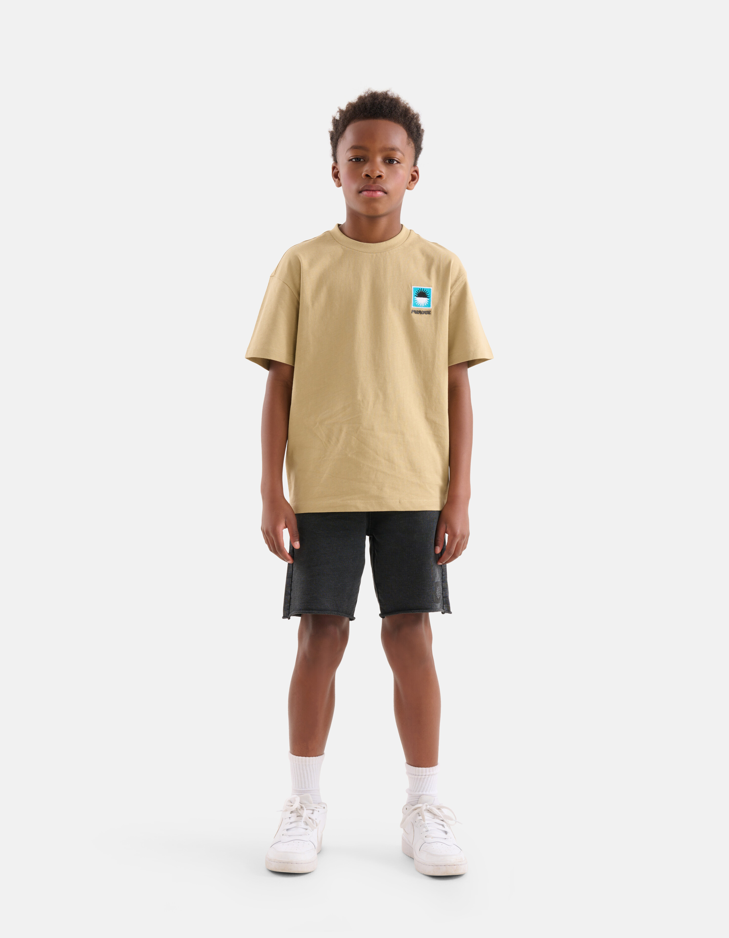 Acid Washed Short Zwart SHOEBY BOYS