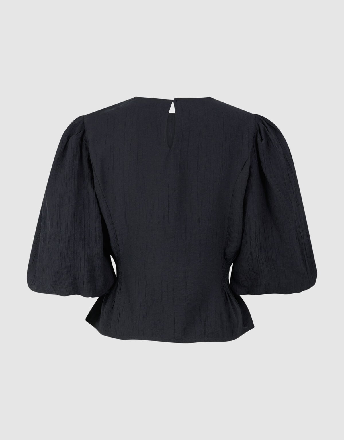 Smock Puff Top Zwart SHOEBY WOMEN