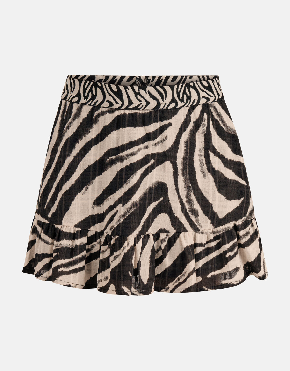 Zebraprint Rok Zwart/Beige SHOEBY GIRLS