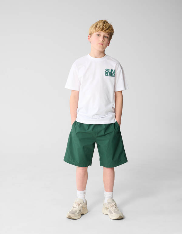 Sunpicked Artwork T-Shirt Wit SHOEBY BOYS