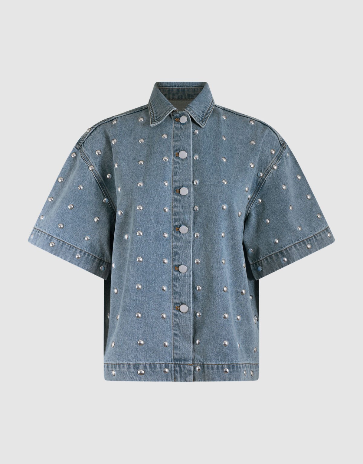 Oversized Studs Blouse Mediumstone By Lizzy SHOEBY WOMEN