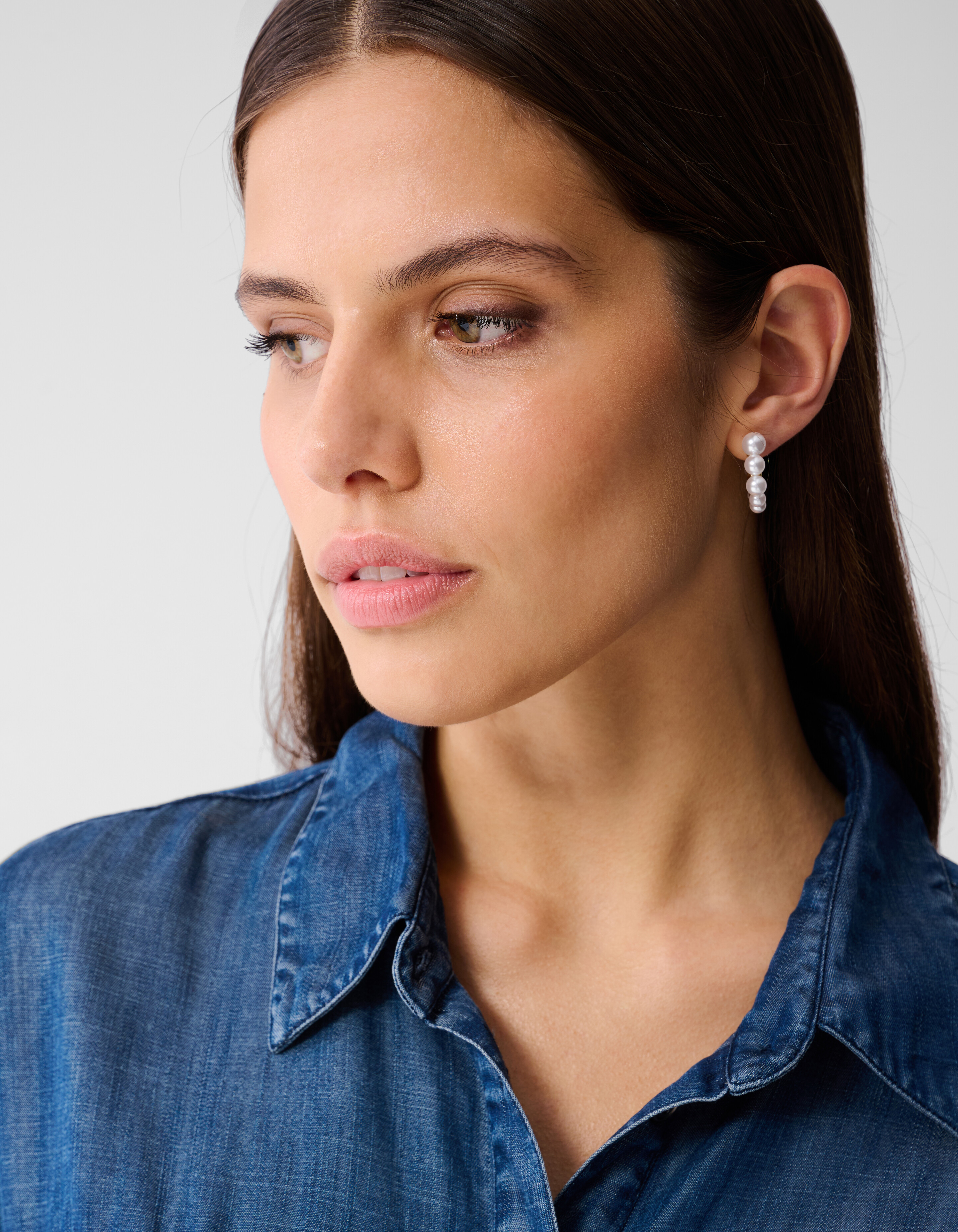 Denim Sequin Blouse Blauw By Mieke SHOEBY WOMEN
