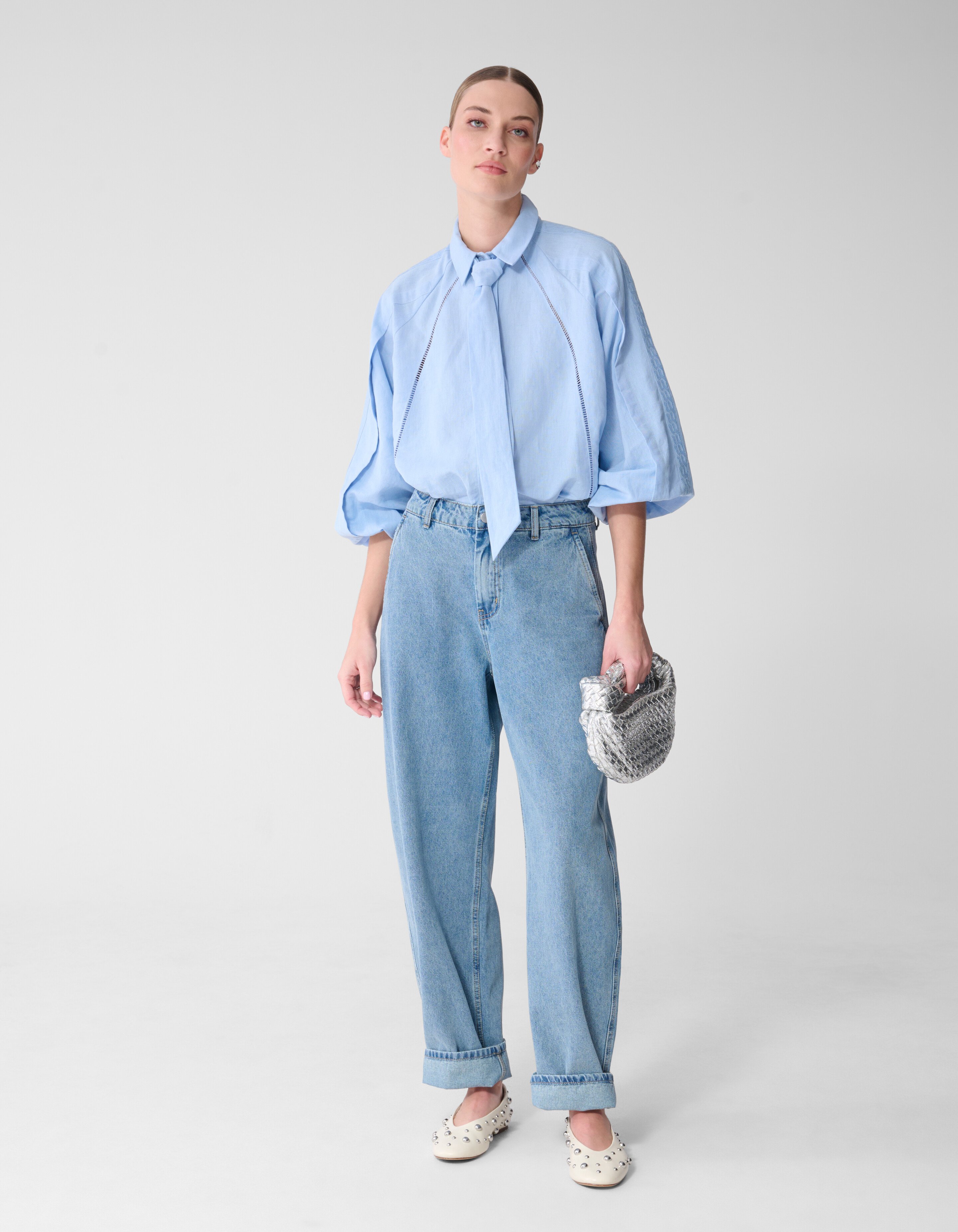 Barrel Fit Jeans Bleached By Mieke SHOEBY WOMEN