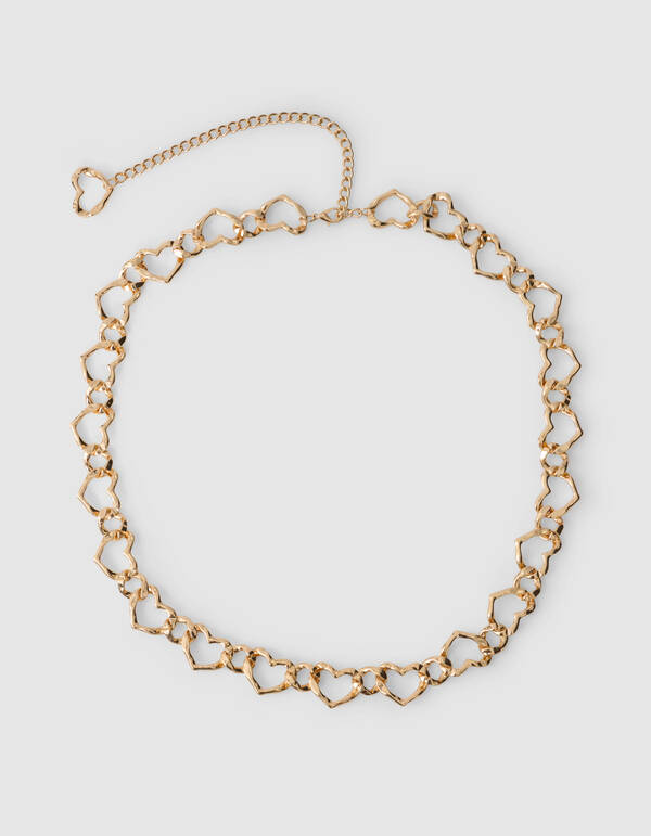 Heart Chain Riem Goud ACCESSOIRES SHOEBY