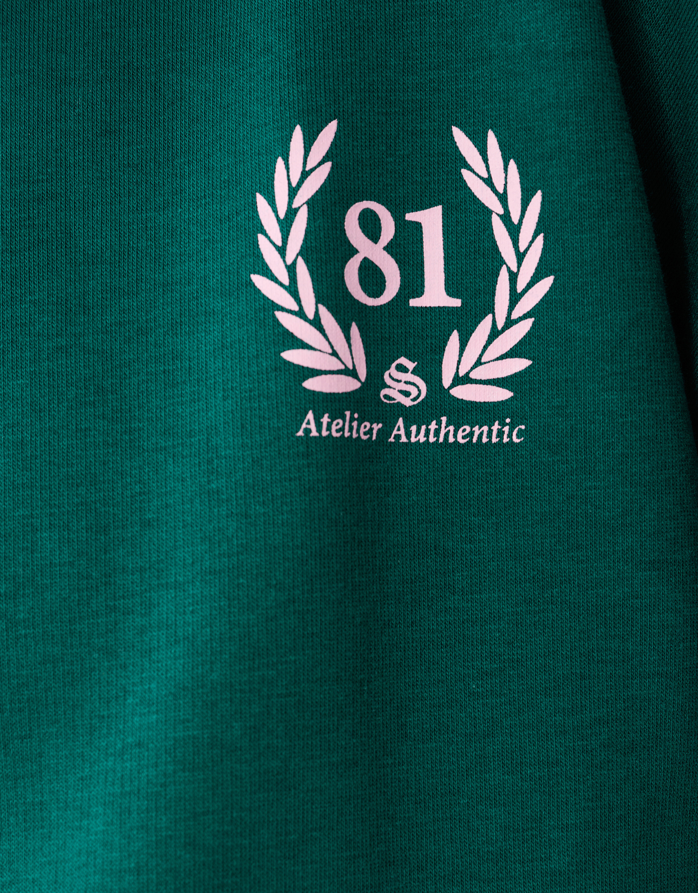 Social Club Artwork Sweater Donkergroen SHOEBY WOMEN