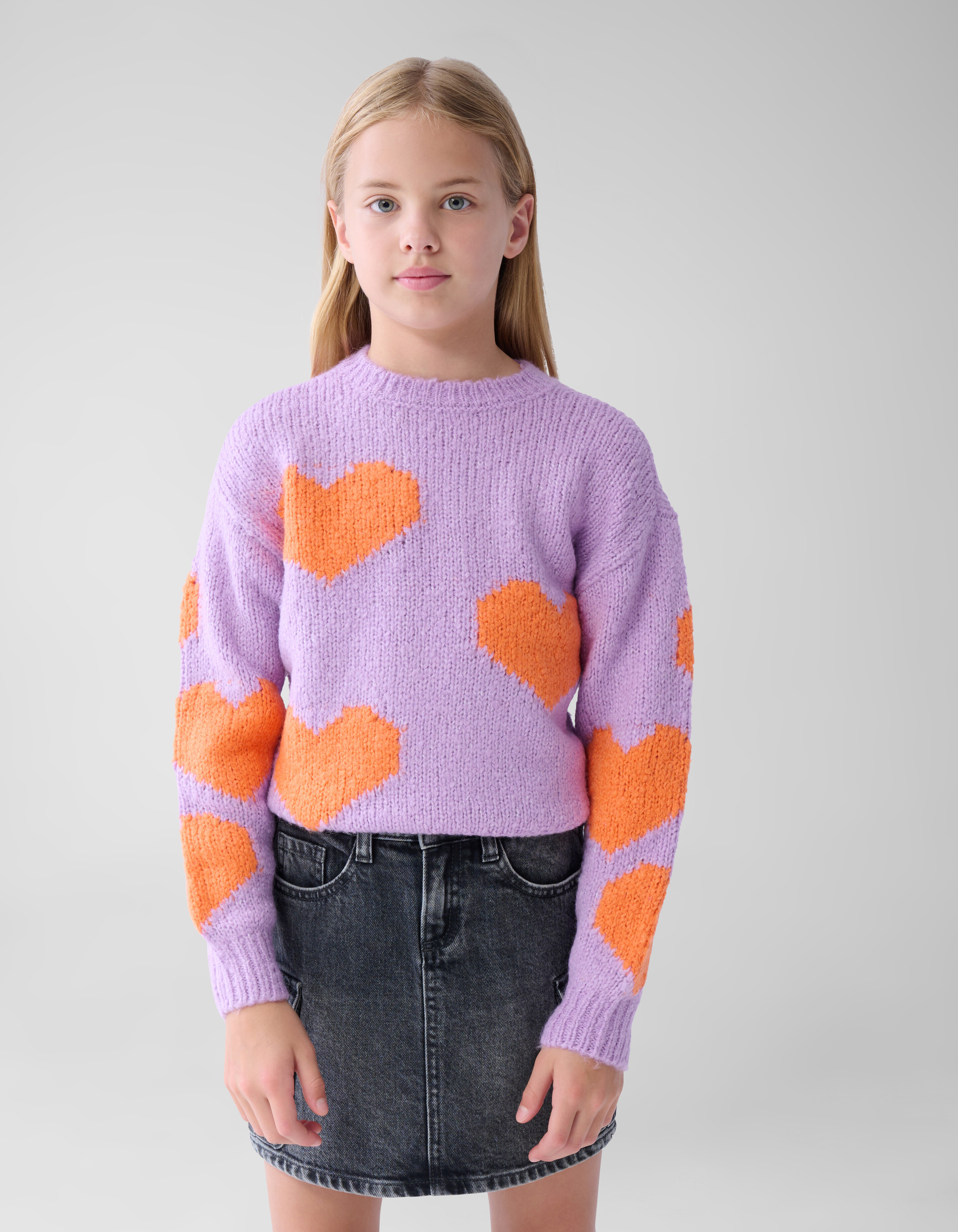 Fun Heart Trui Paars SHOEBY GIRLS