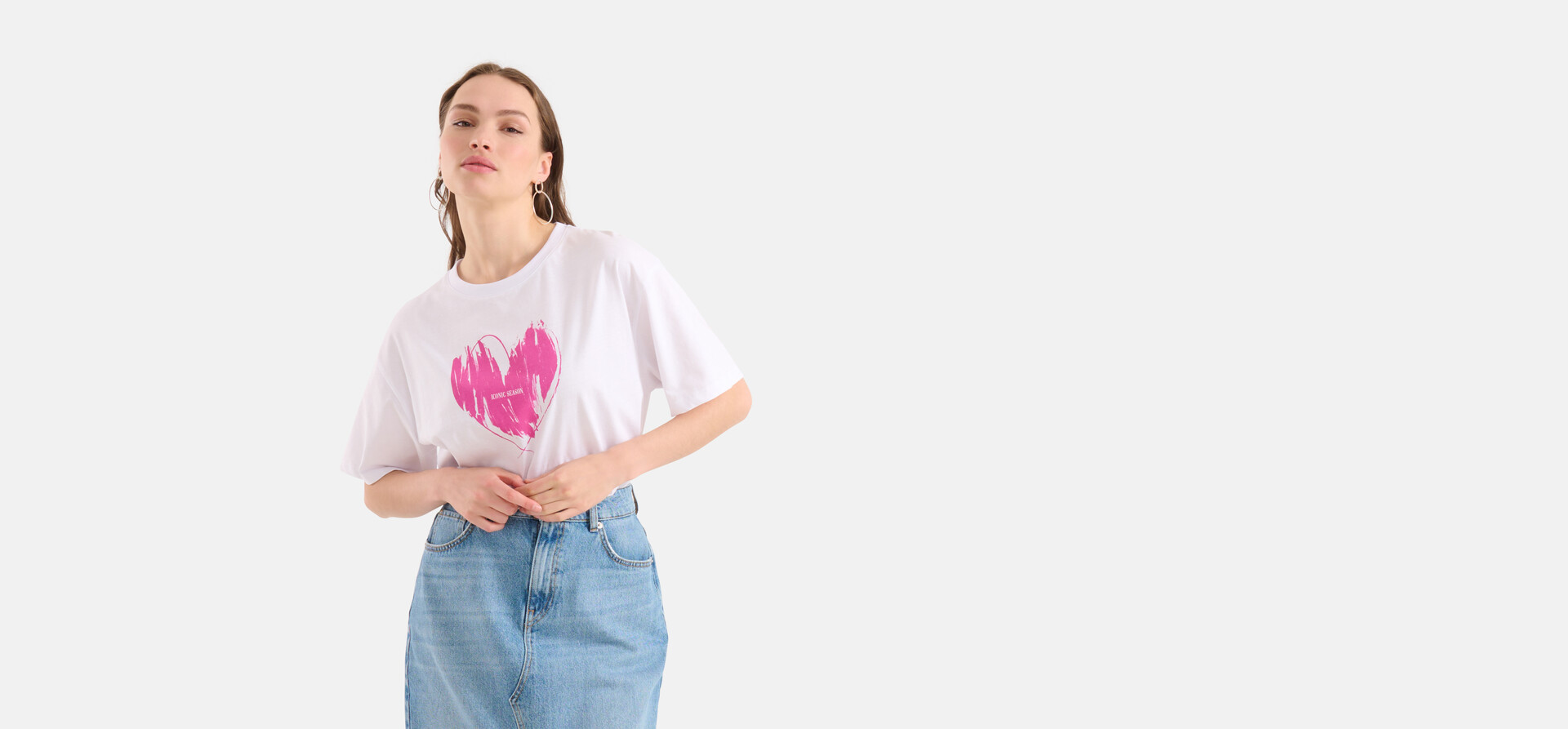 Artwork T-shirt Roze SHOEBY WOMEN