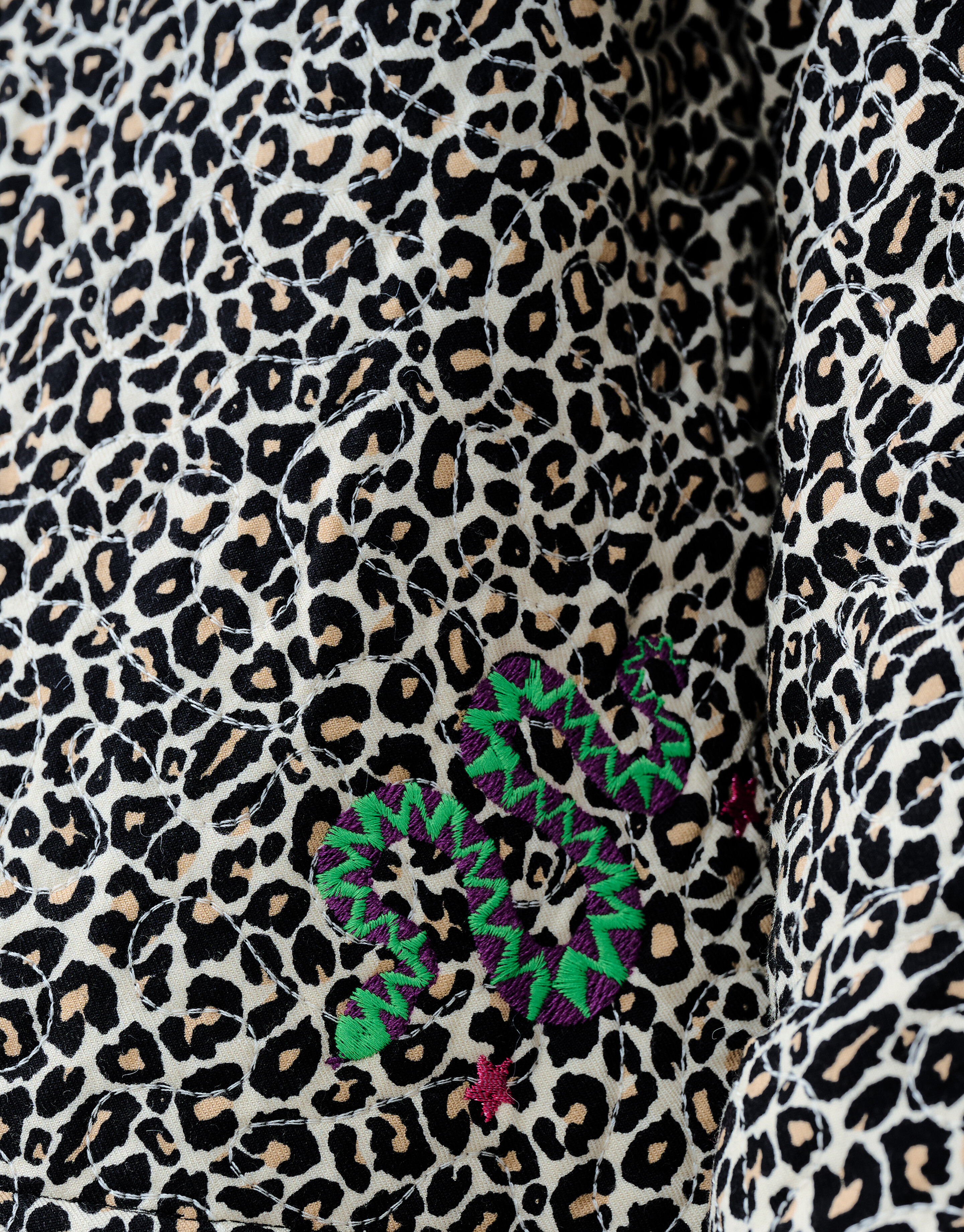 Leopard Embroidery Jack Bruin SHOEBY GIRLS