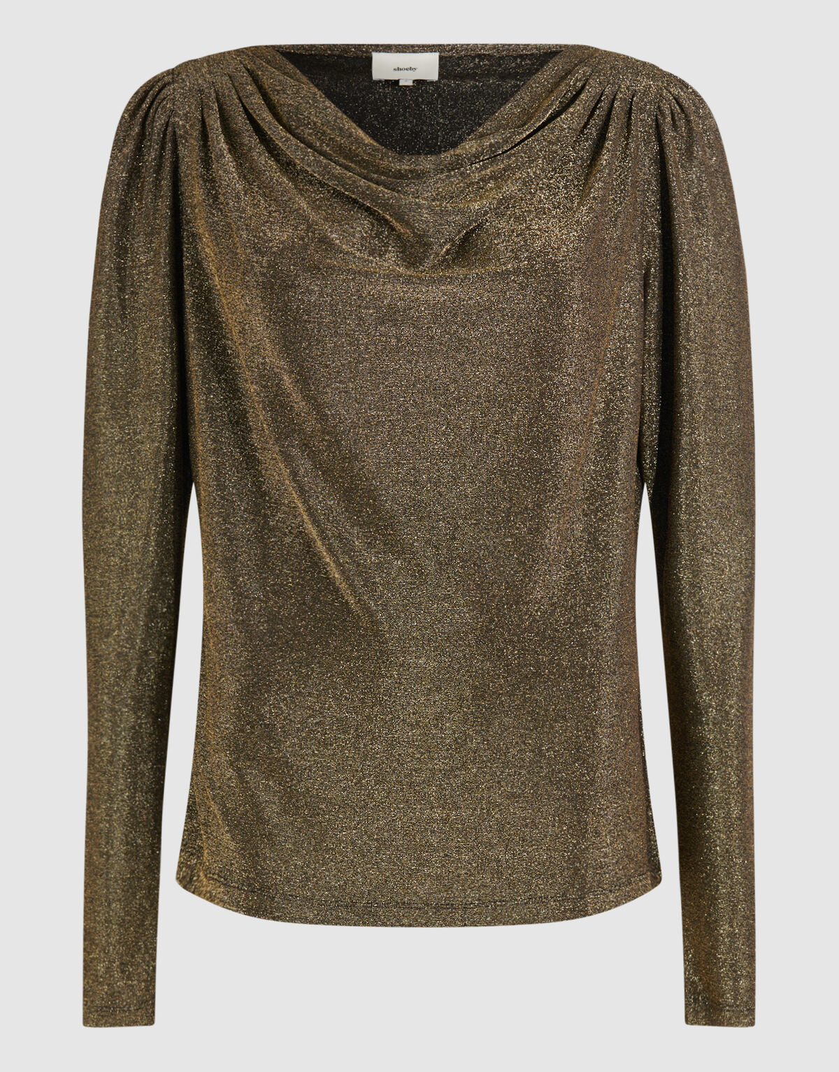 Glitter Drape Top Goud SHOEBY WOMEN