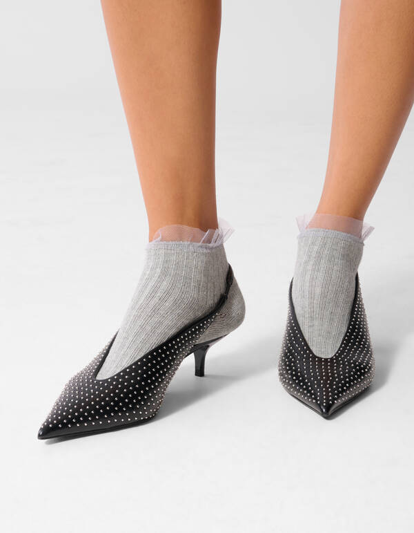 Ruffle Sokken Grijs SHOEBY ACCESSOIRES