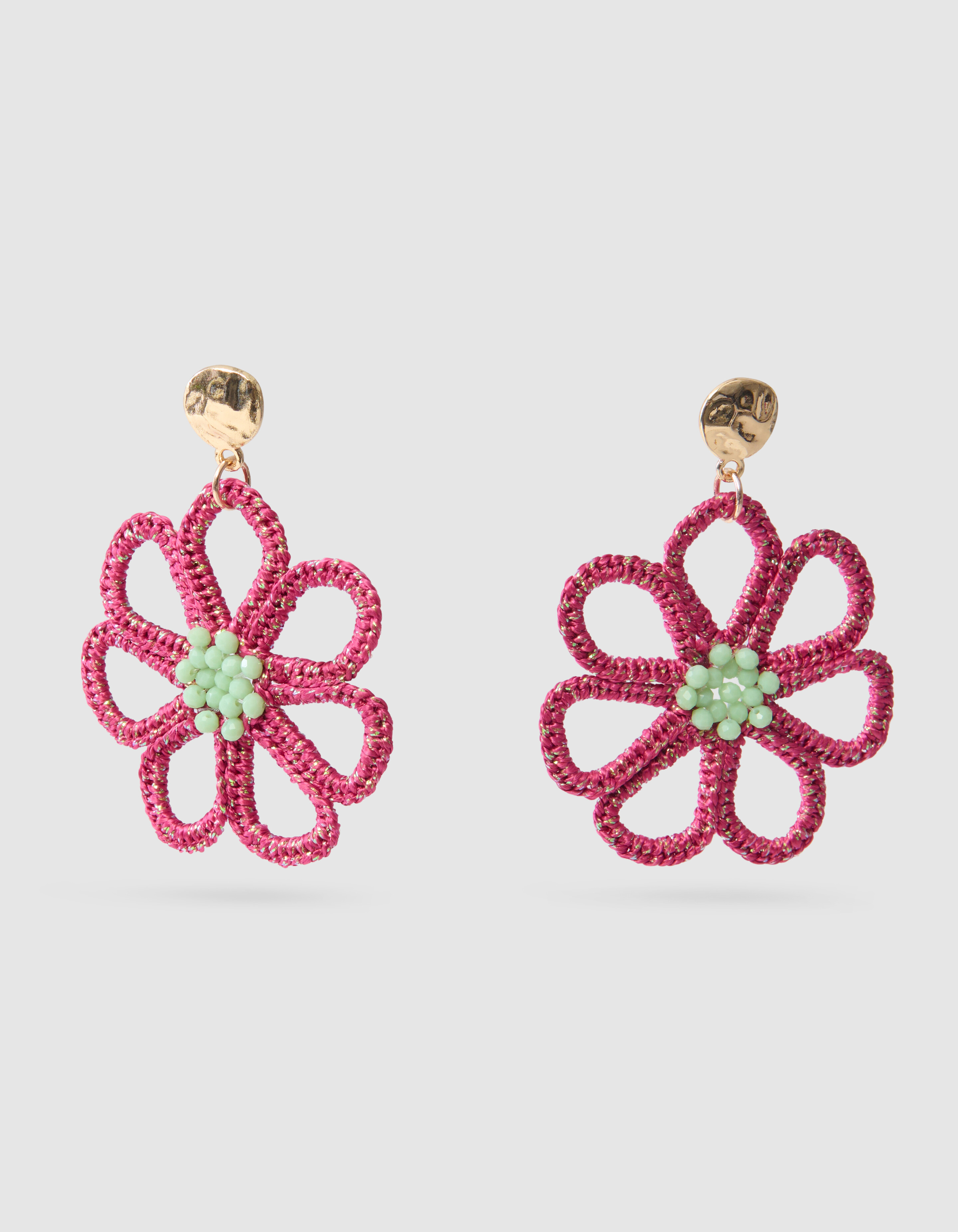 Bloemen Oorbellen Roze SHOEBY ACCESSOIRES