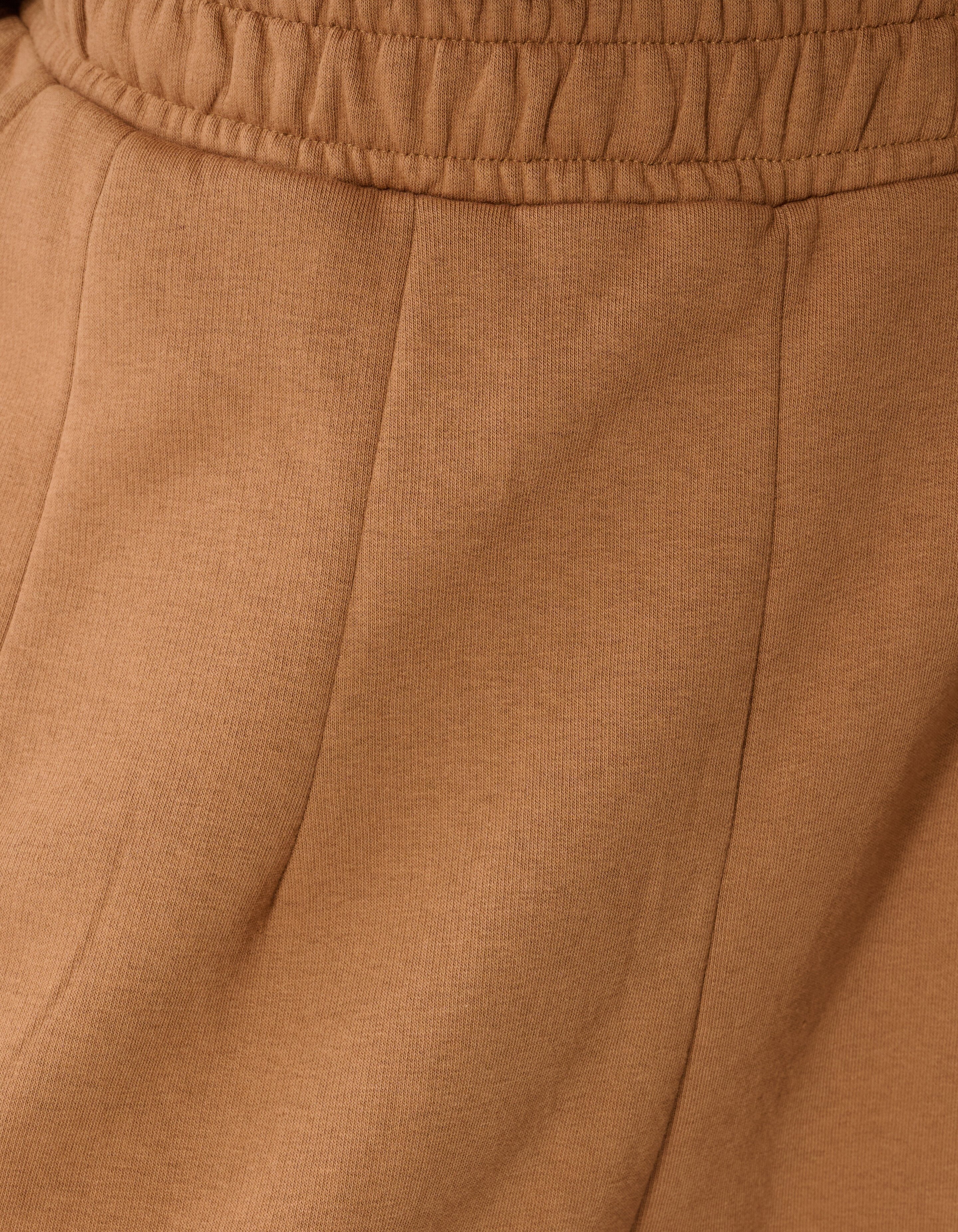 Loose Fit Sweat Broek Bruin SHOEBY WOMEN