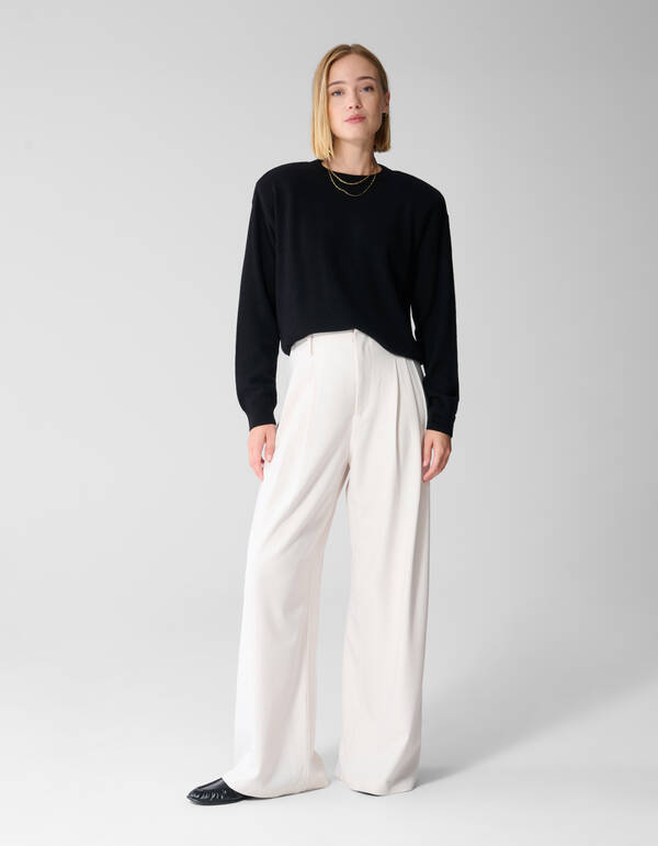 Zachte Gebreide Trui Zwart By Lonneke SHOEBY WOMEN