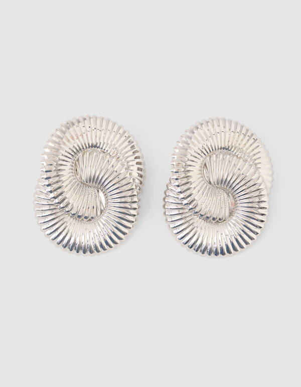 Spiral Oorbellen Zilver SHOEBY ACCESSOIRES