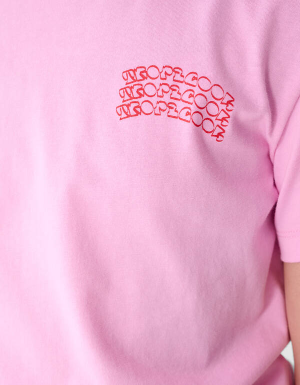 Fruit Disco Artwork T-shirt Roze SHOEBY GIRLS