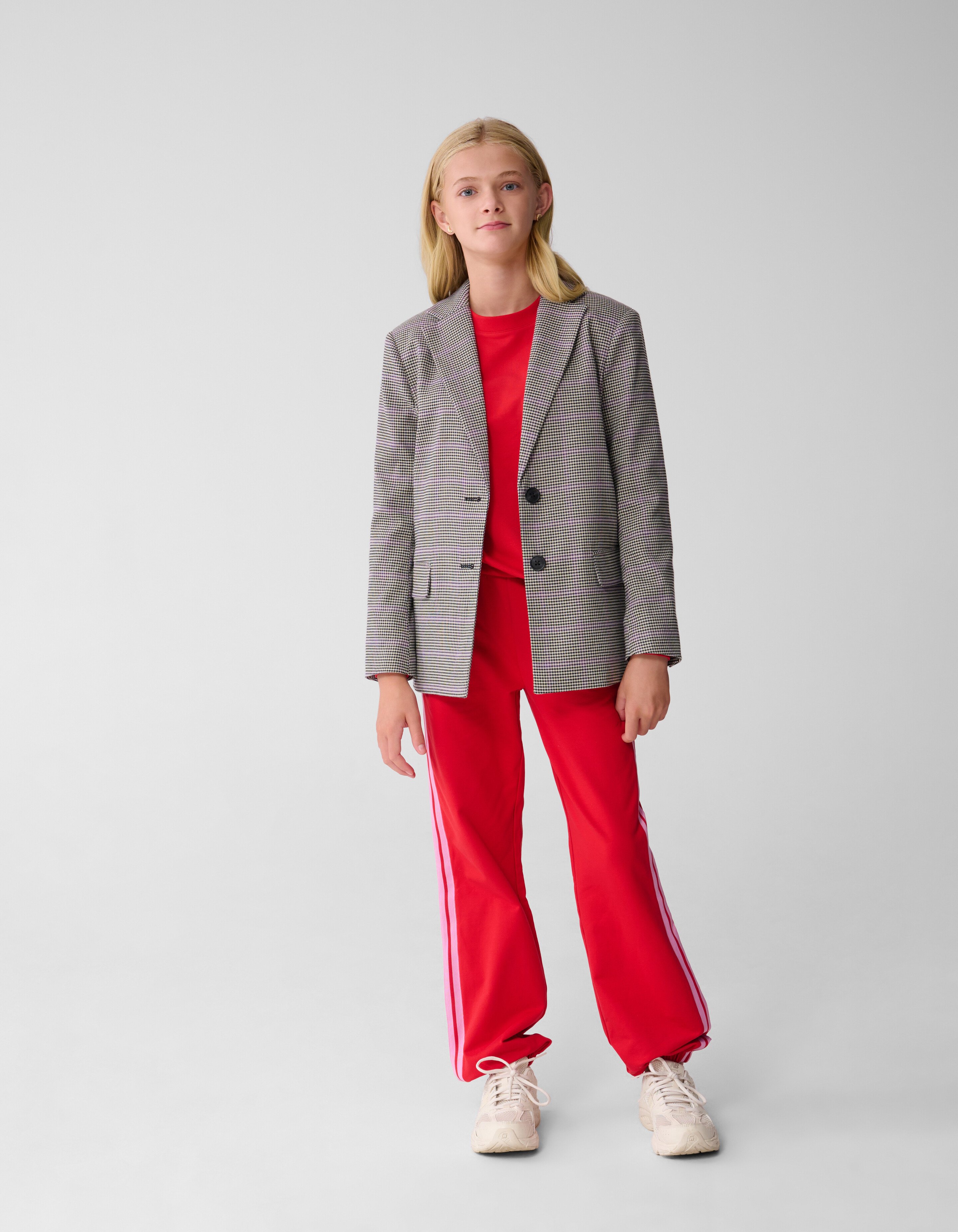Ruiten Artwork Blazer Lichtbruin SHOEBY GIRLS