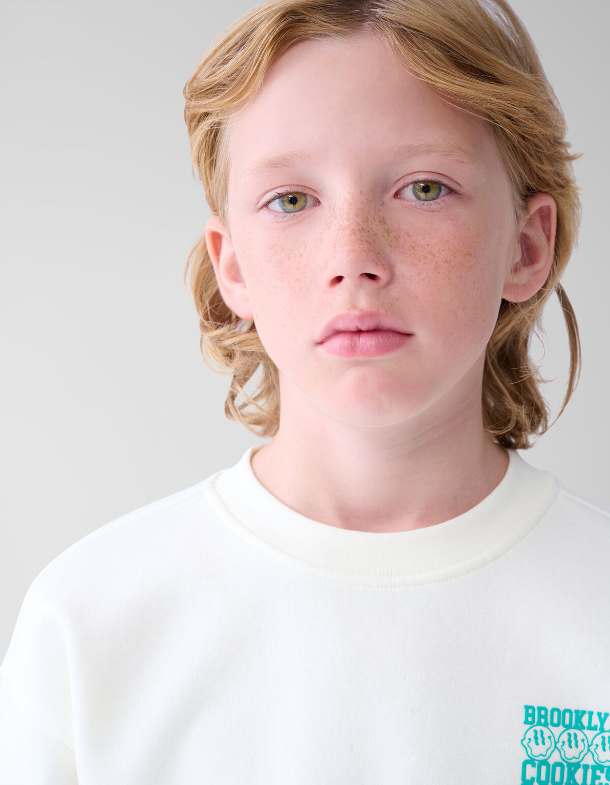 Artwork Sweater Gebroken Wit SHOEBY BOYS