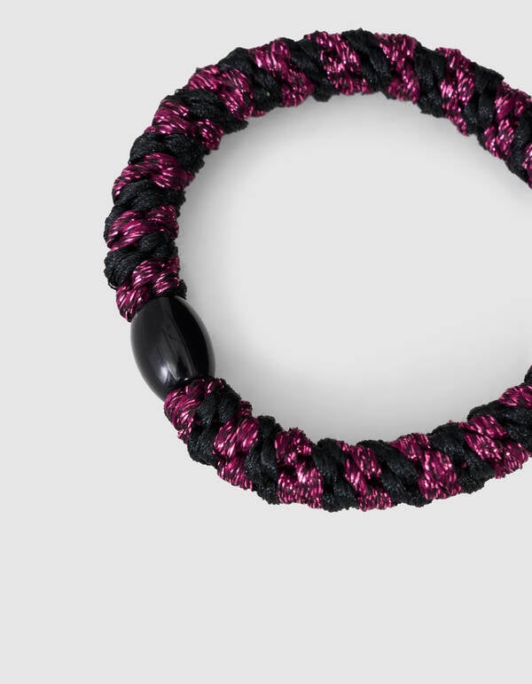 Lurex Haarelastiek Donkerrood SHOEBY ACCESSOIRES