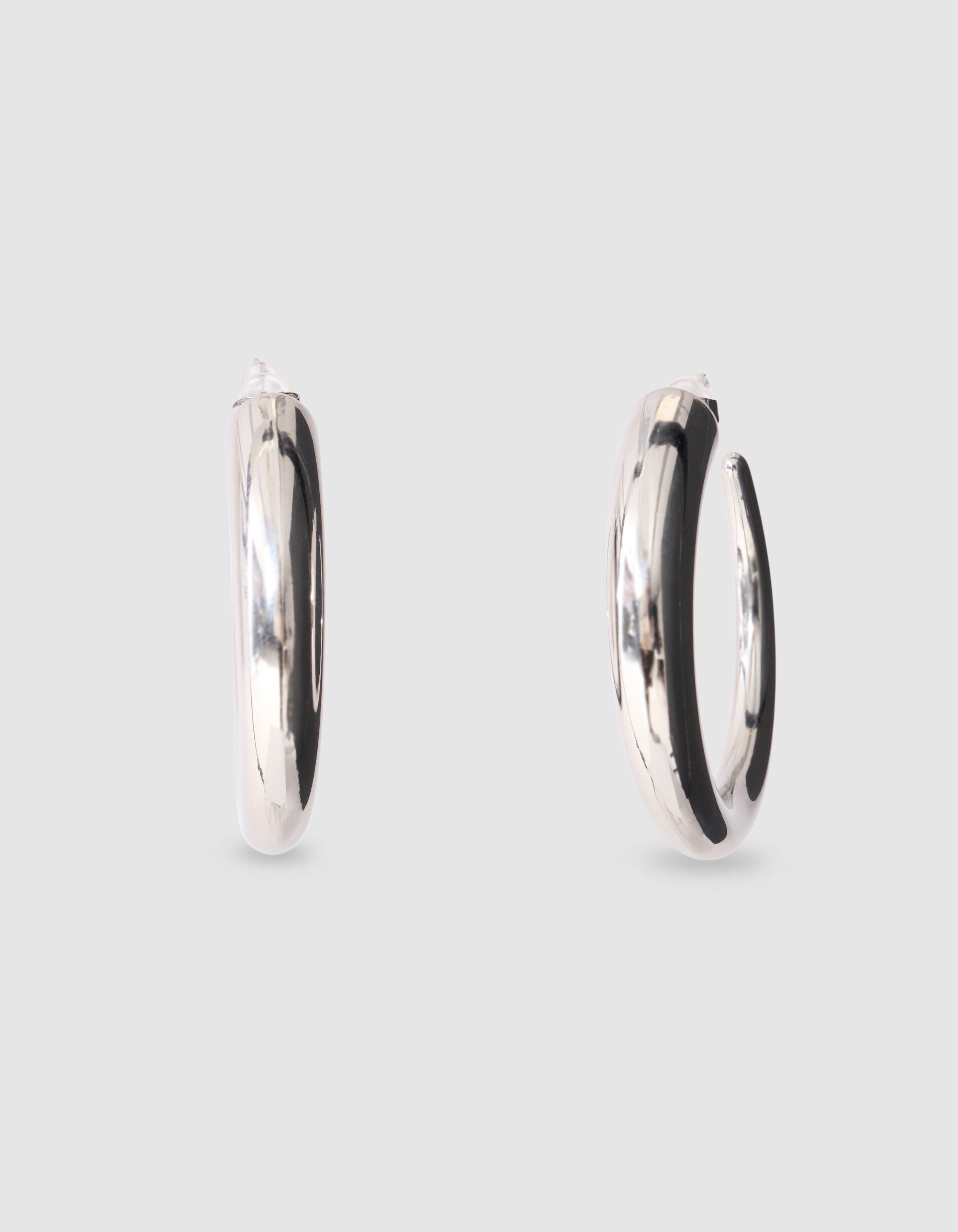 Big Hoop Oorbellen Zilver SHOEBY ACCESSOIRES