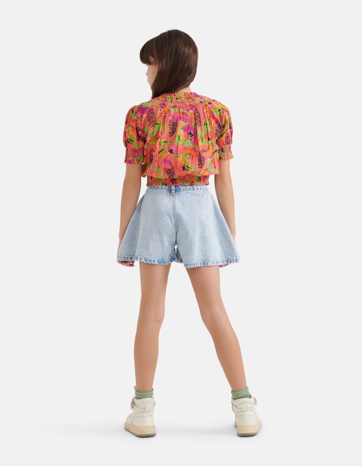 Fruit Smock Top Groen SHOEBY GIRLS