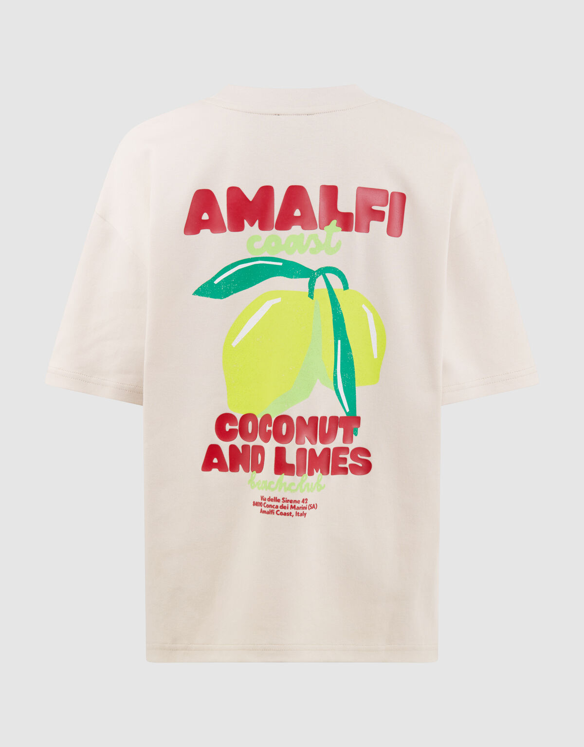 Amalfi Artwork T-shirt Beige SHOEBY BOYS