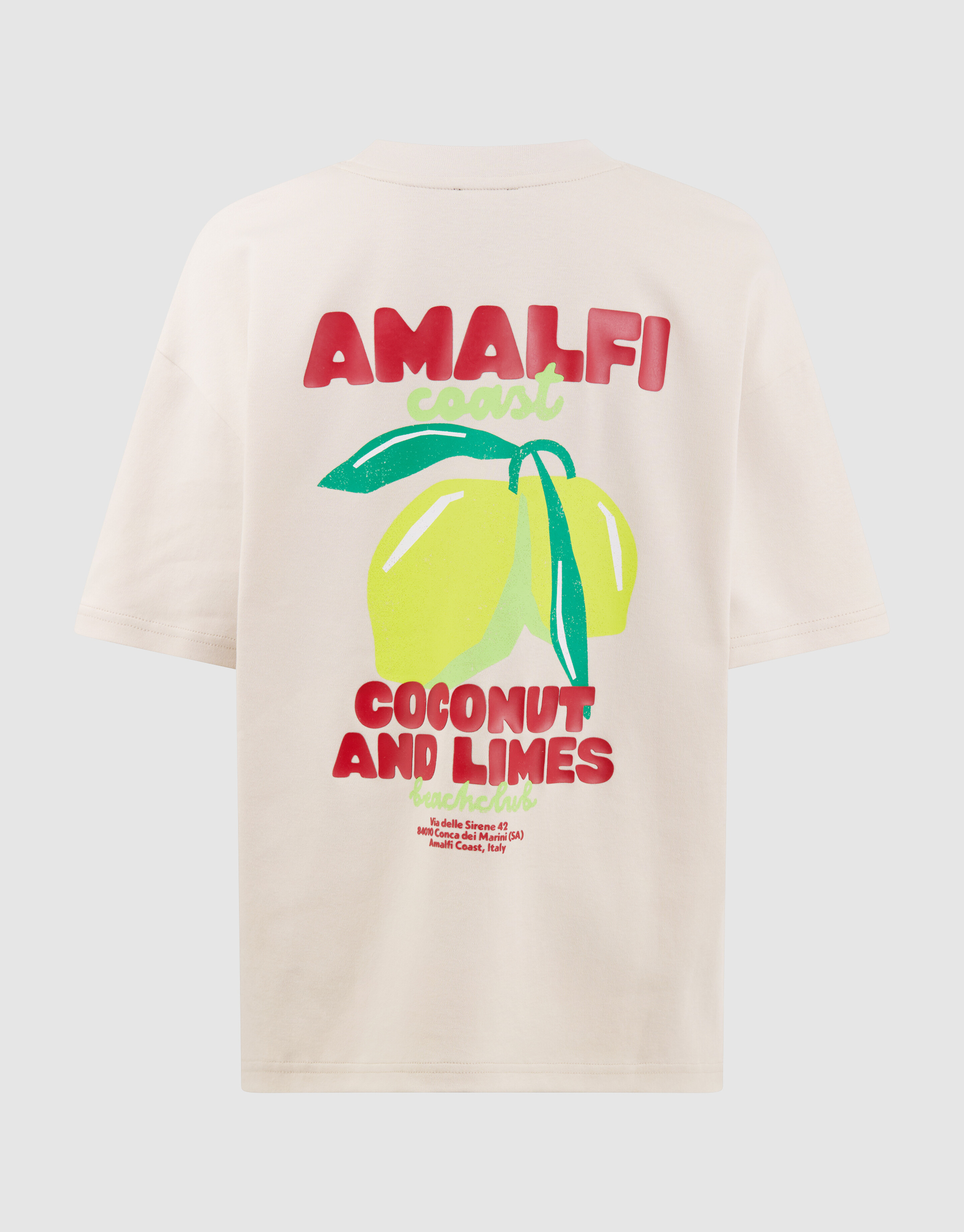 Amalfi Artwork T-shirt Beige SHOEBY BOYS