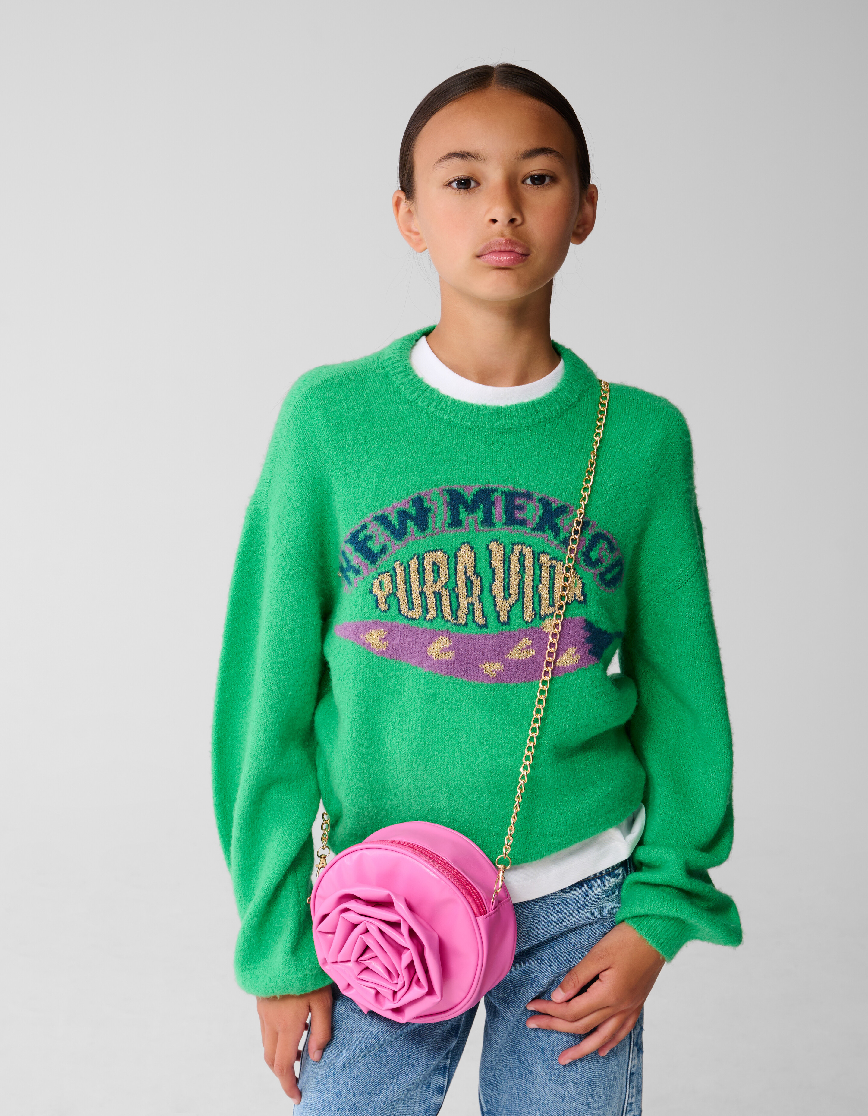 Pura Vida Artwork Trui Groen SHOEBY GIRLS