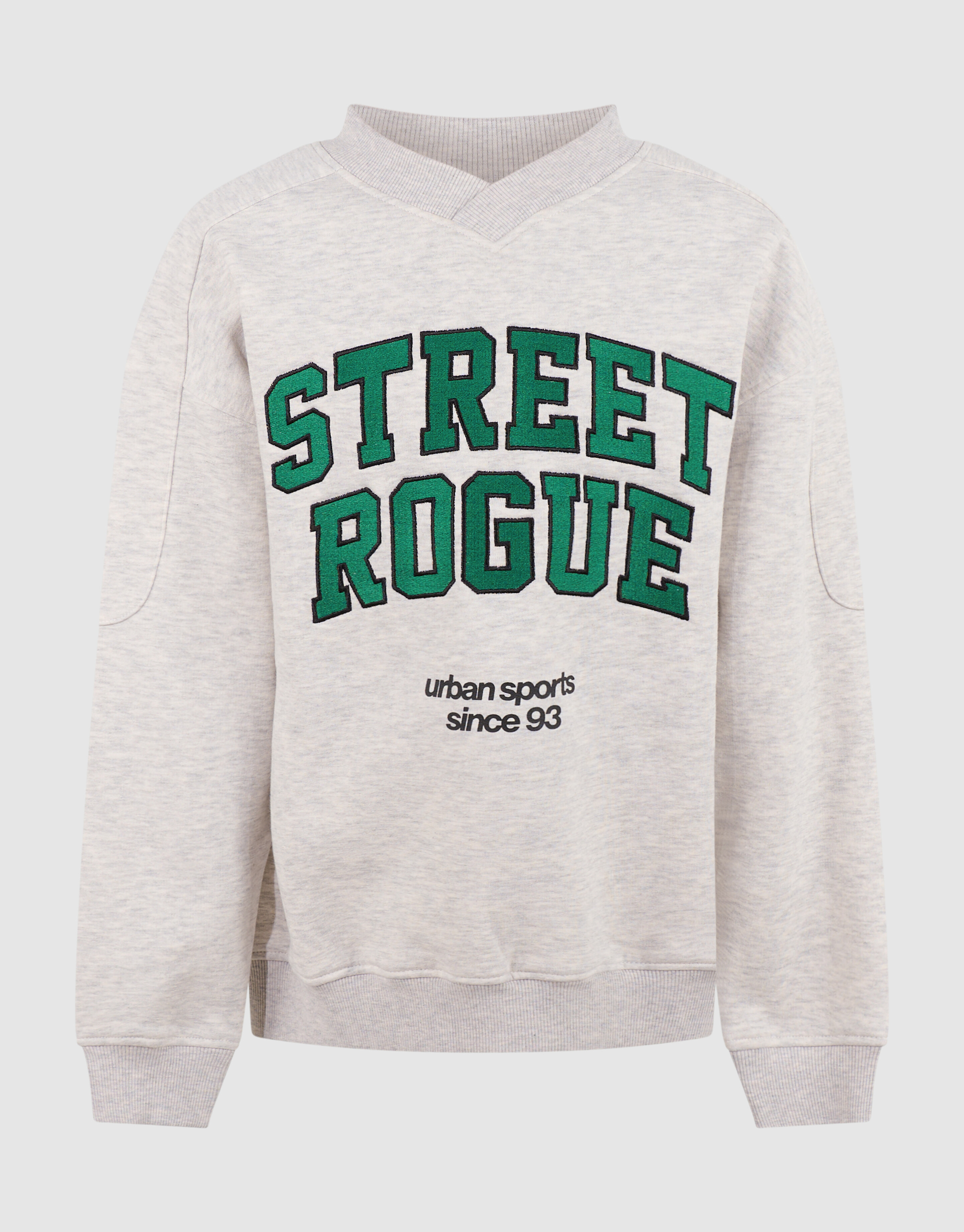 Oversized Fit Artwork Sweater Lichtgrijs SHOEBY BOYS