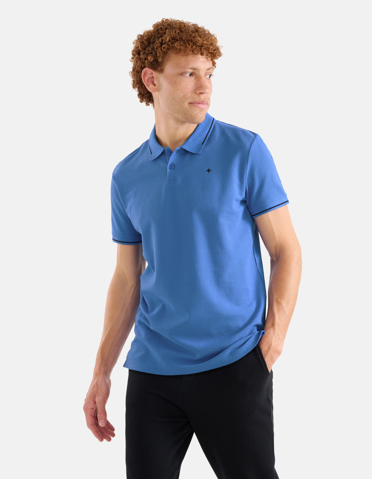 Basis Polo Blauw SHOEBY MEN