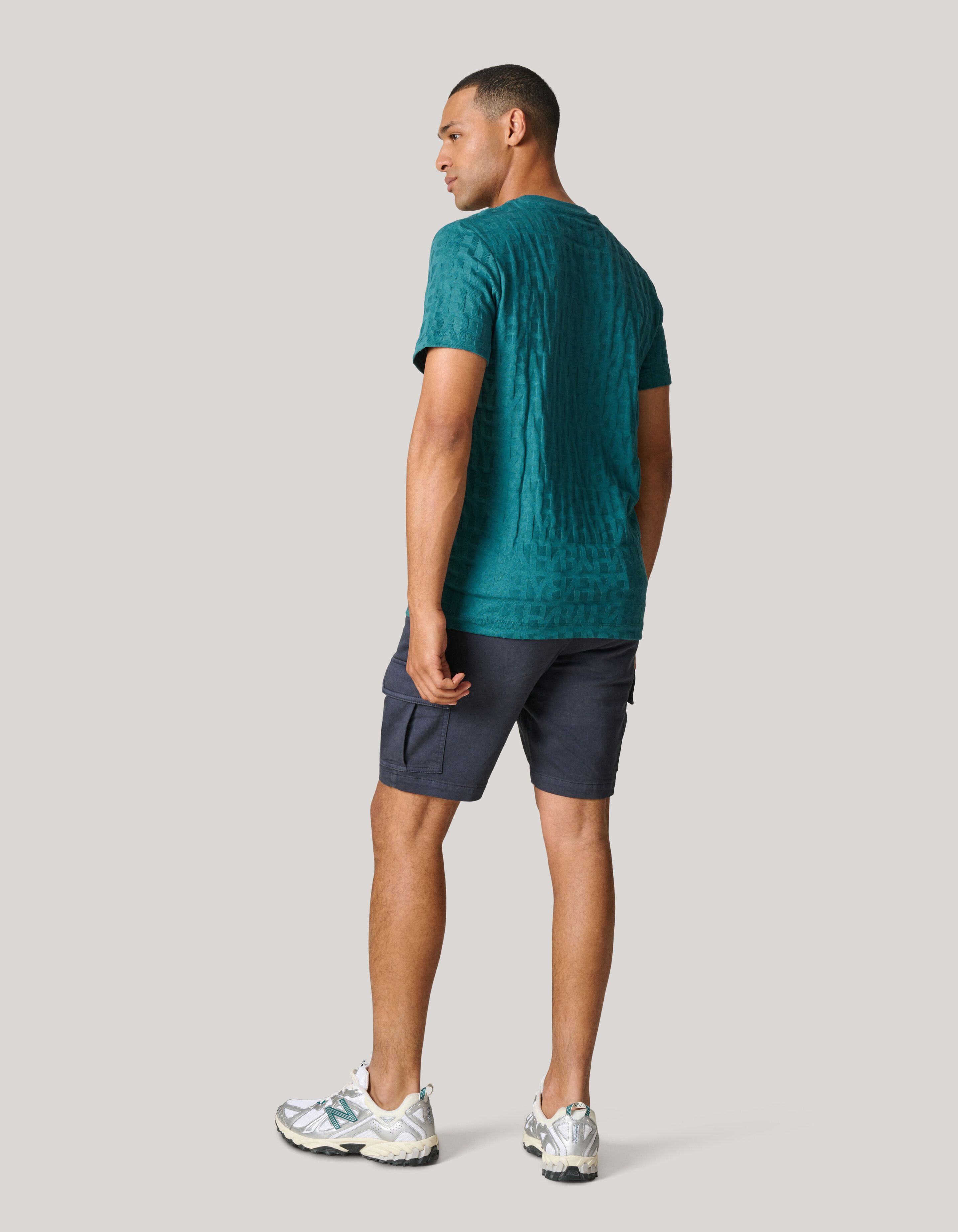 Jog Cargo Short Donkergrijs SHOEBY MEN
