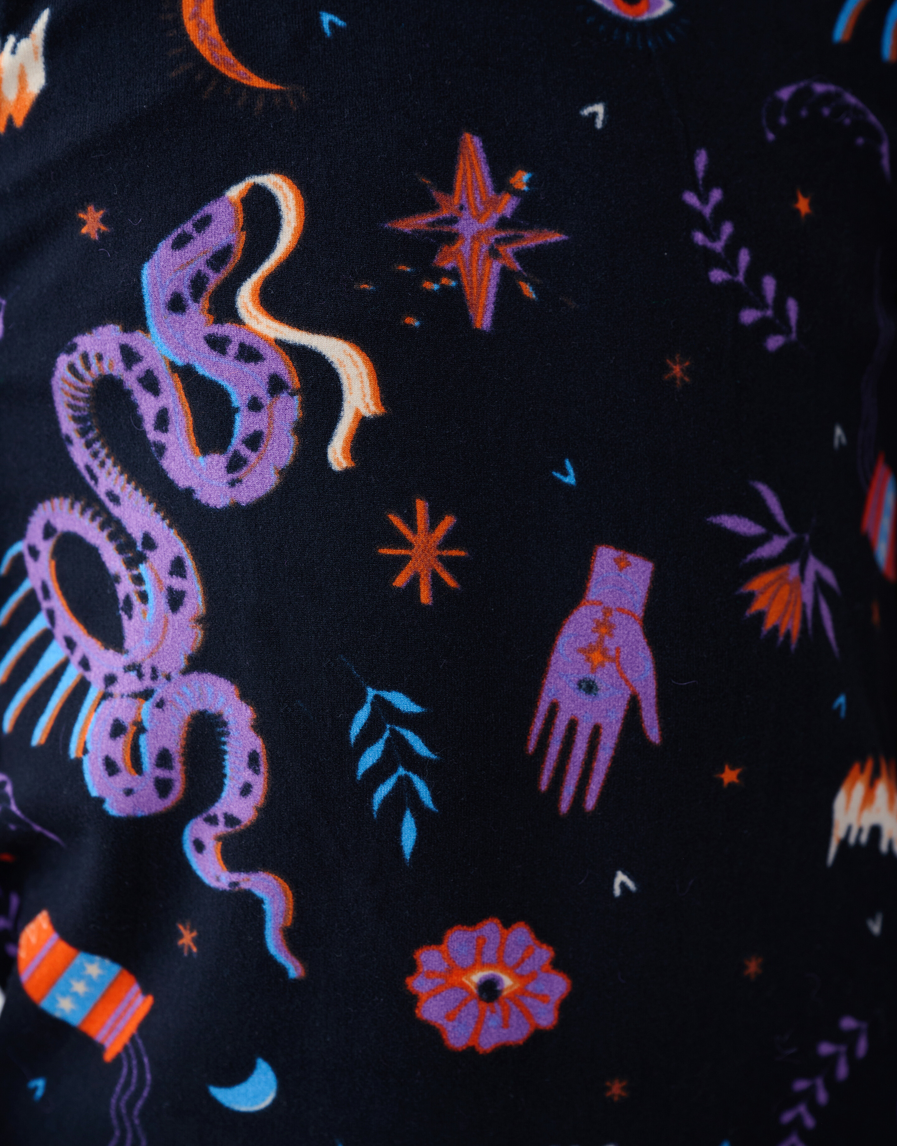 Printed Top Zwart SHOEBY GIRLS
