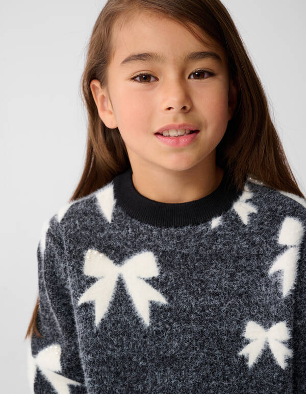 Strik Trui Zwart SHOEBY GIRLS