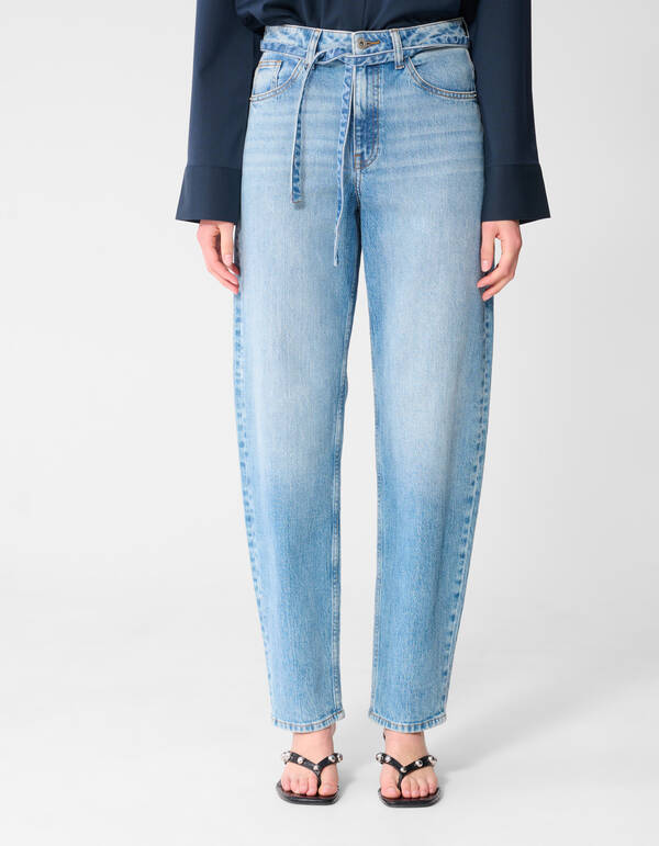 Balloon Fit Jeans Donkerblauw SHOEBY WOMEN
