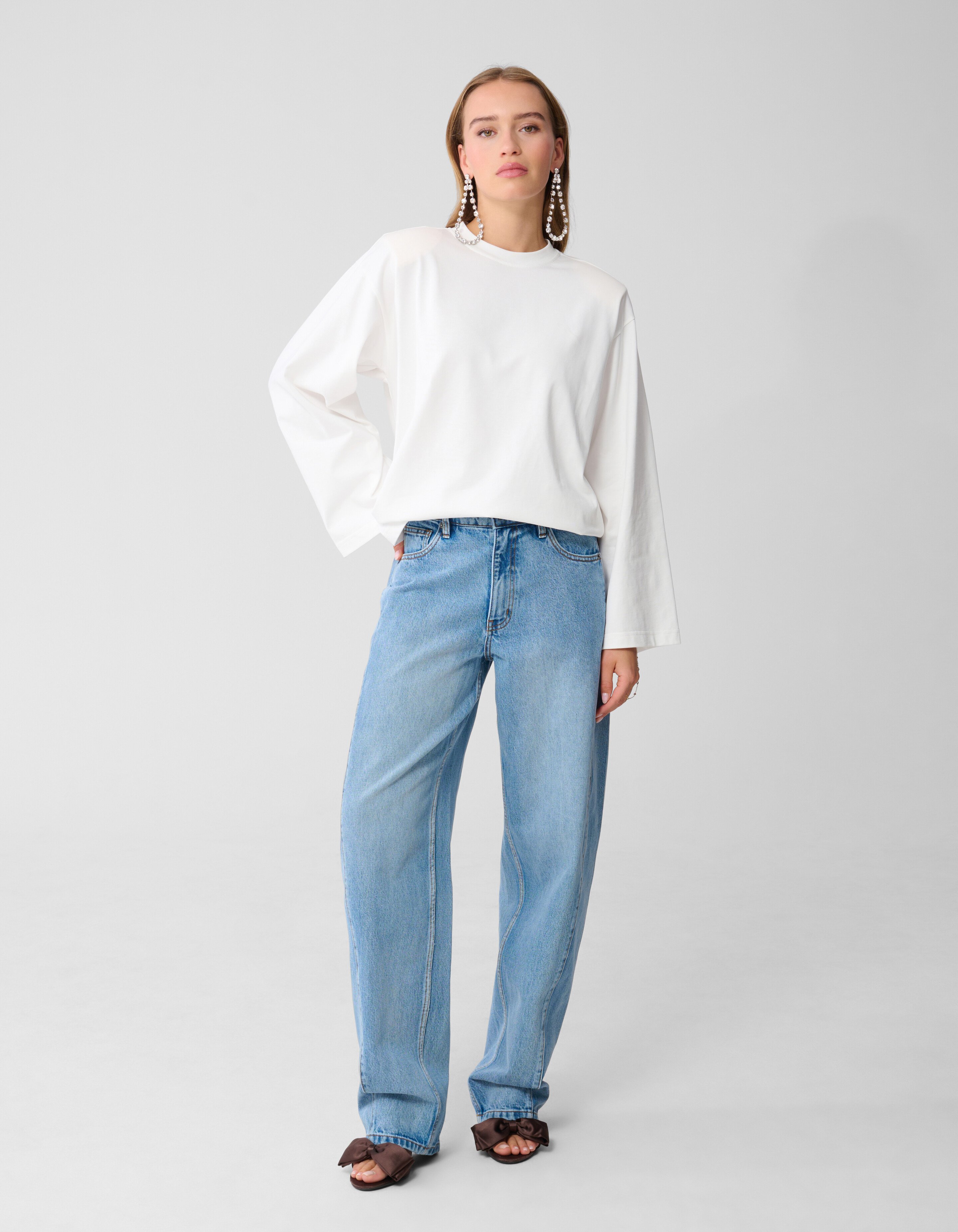 Barrel Fit Jeans Mediumstone By Monica SHOEBY WOMEN