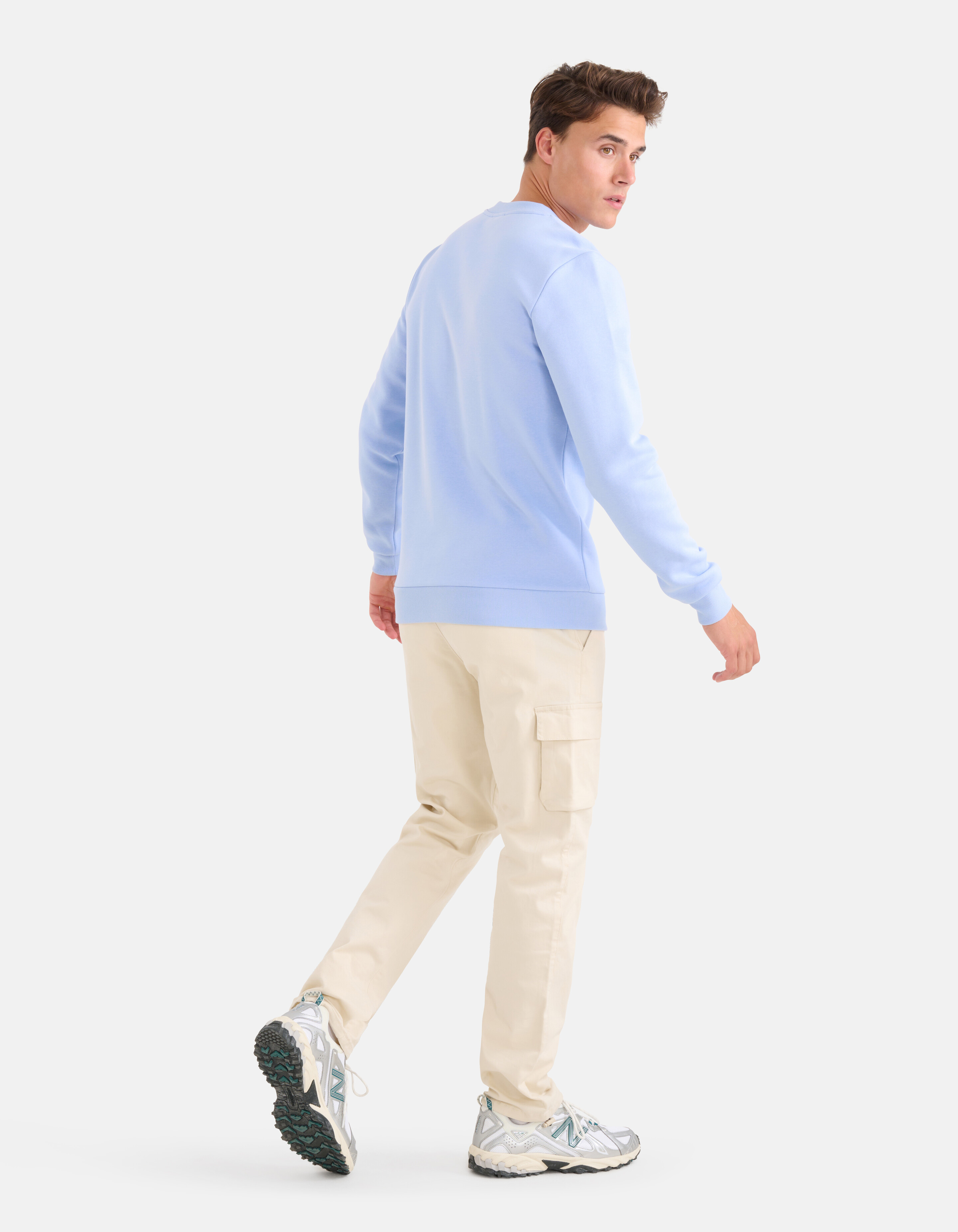 Sparkle Sweater Lichtblauw SHOEBY MEN