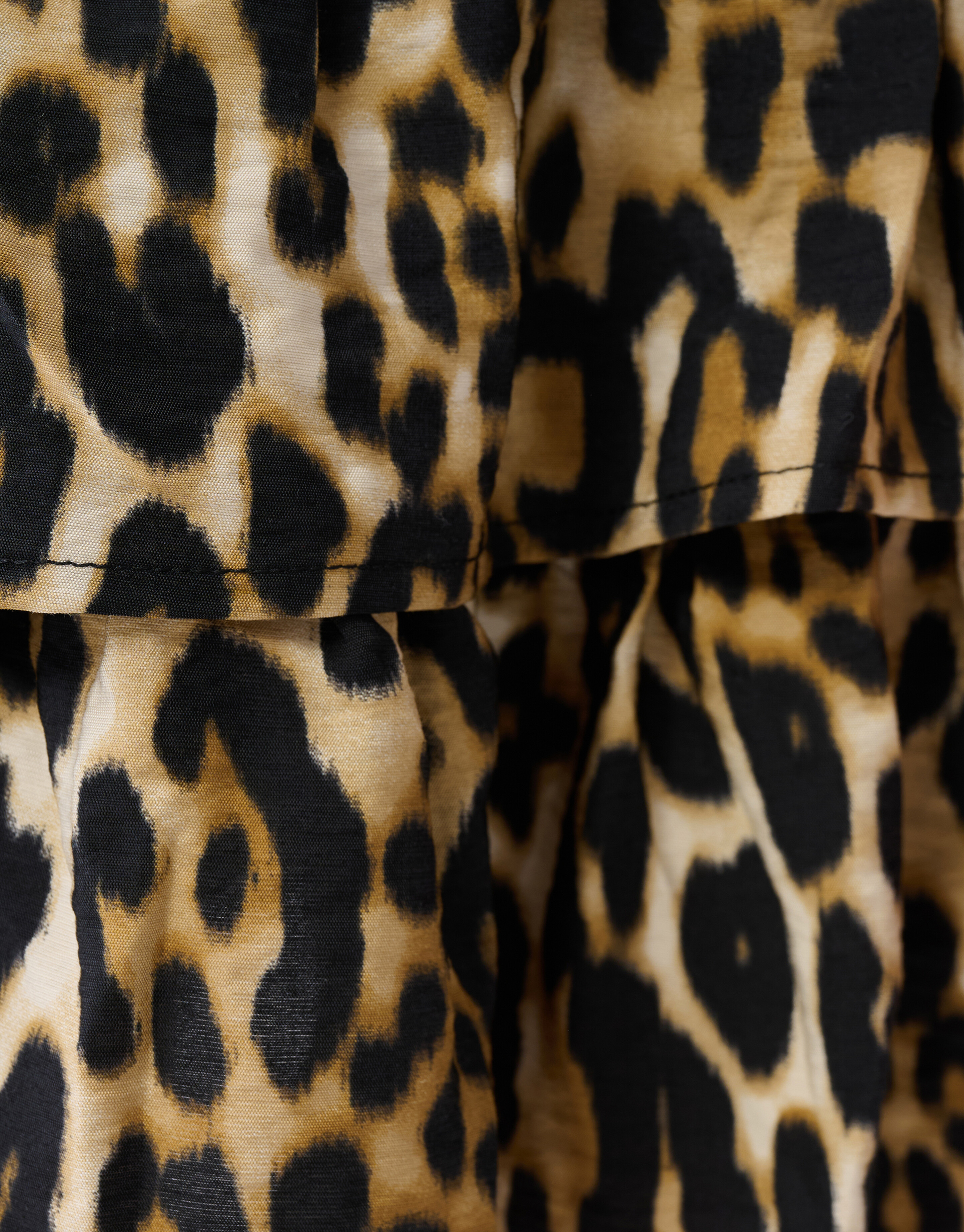 Printed Leopard Rok Bruin SHOEBY GIRLS