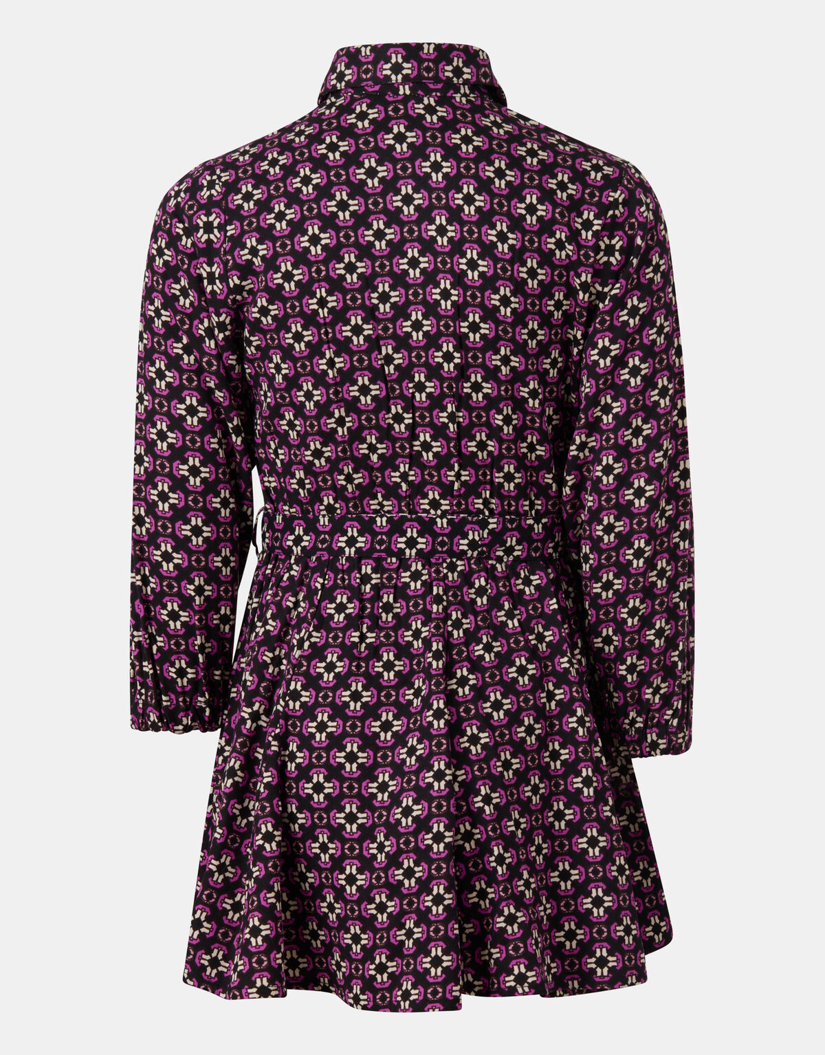 Grafische Jurk Zwart SHOEBY GIRLS