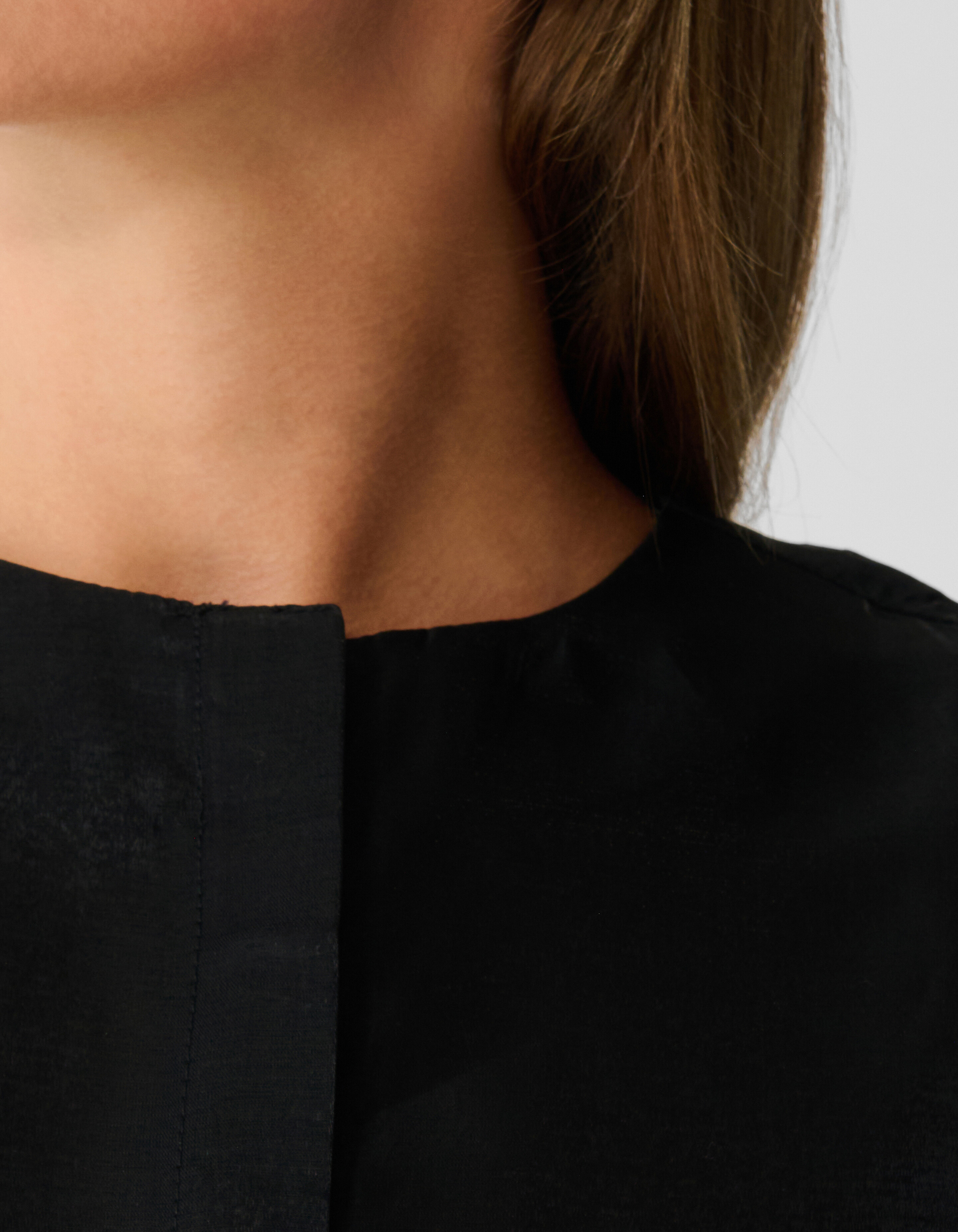 Shiny Puff Blouse Zwart SHOEBY WOMEN