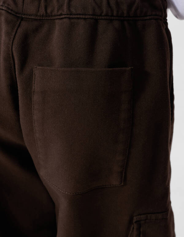 Loose Fit Cargobroek Donkerbruin SHOEBY BOYS