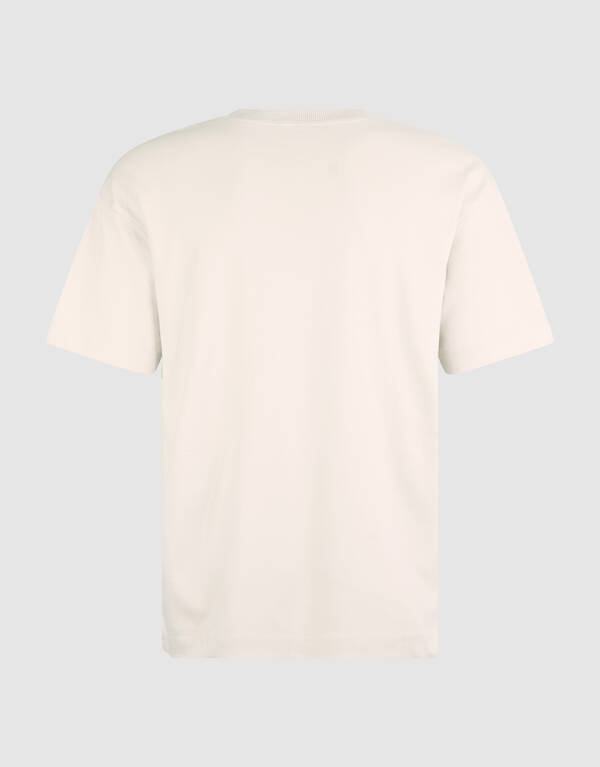 Embroidery Logo T-shirt Beige SHOEBY MEN