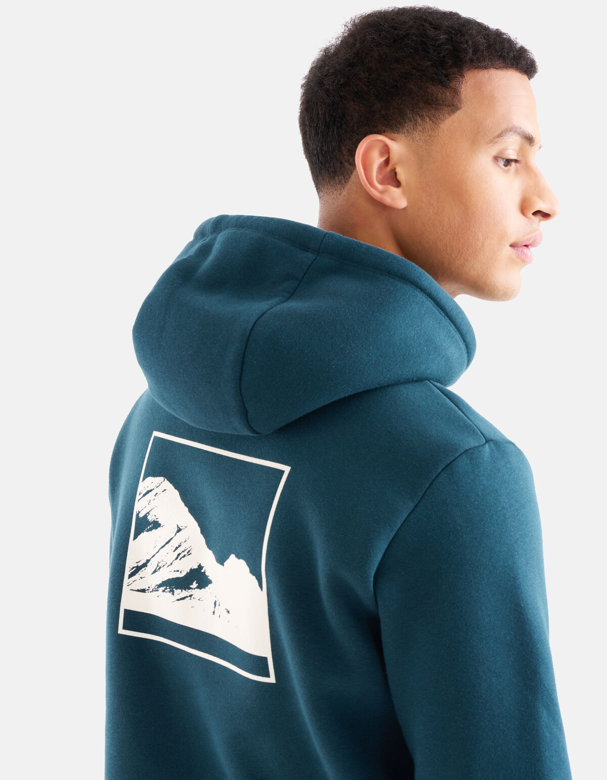 Landschap Hoodie Blauw SHOEBY MEN